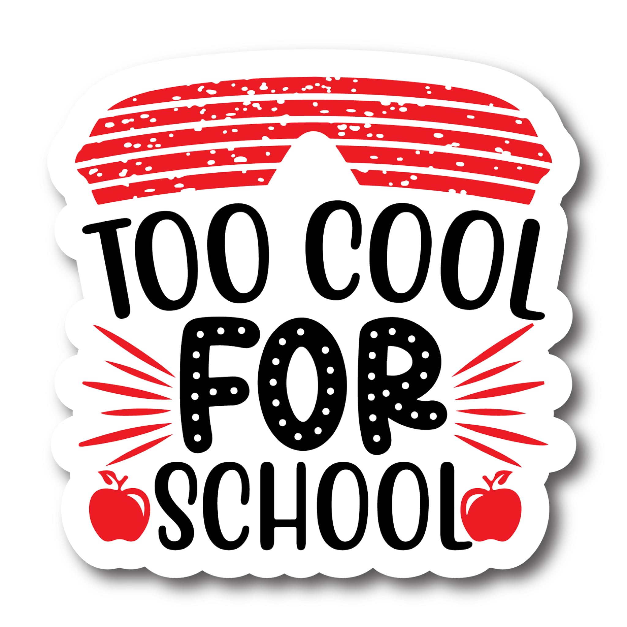 2 (Pieces) 3" and 5" Stickers n Decals Naughty Or Nice - Motivational Sticker Vinyl Decal Sticker, W