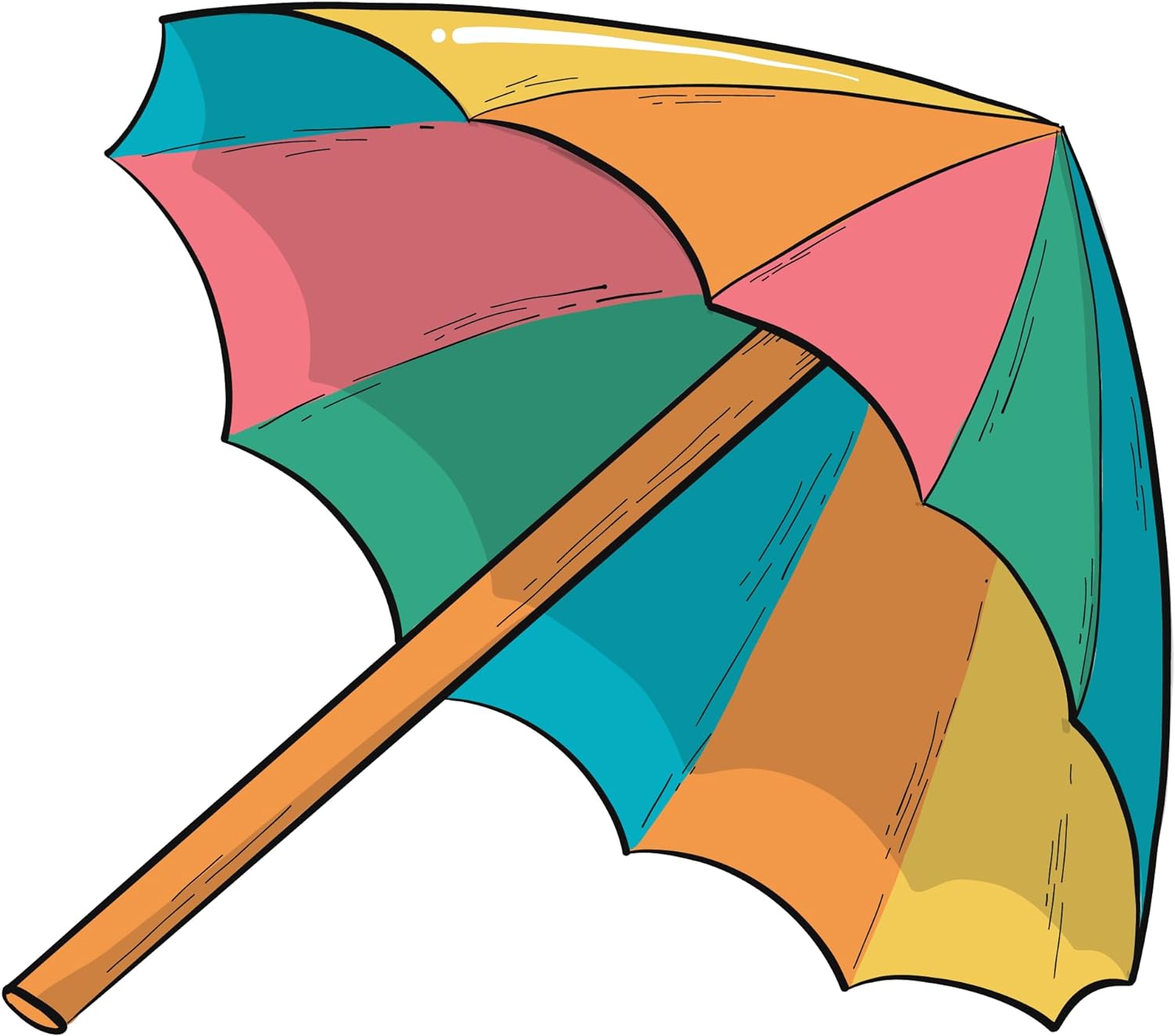 Inspirational Quote "Multicolor Umbrella" Motivational Sticker Vinyl Decal Motivation Stickers- 5" Vinyl Sticker Waterproof