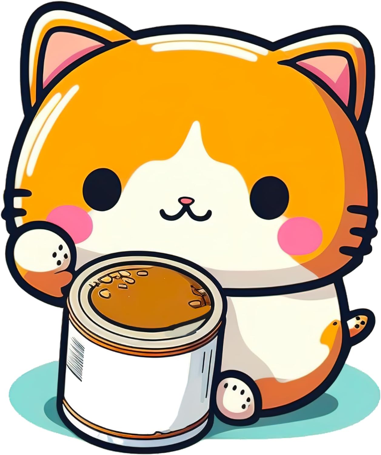 Inspirational Quote "Kitty Cat" Motivational Sticker Vinyl Decal Motivation Stickers- 5" Vinyl Sticker Waterproof