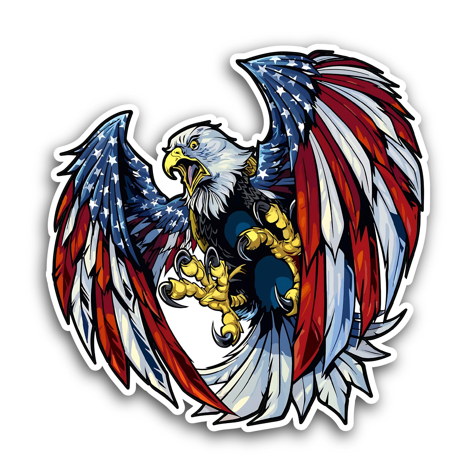 2 (Pieces) 3" and 5" Yellow Face Helmet Sticker, Waterproof Vinyl Decals for Many Purpose Like Cars,