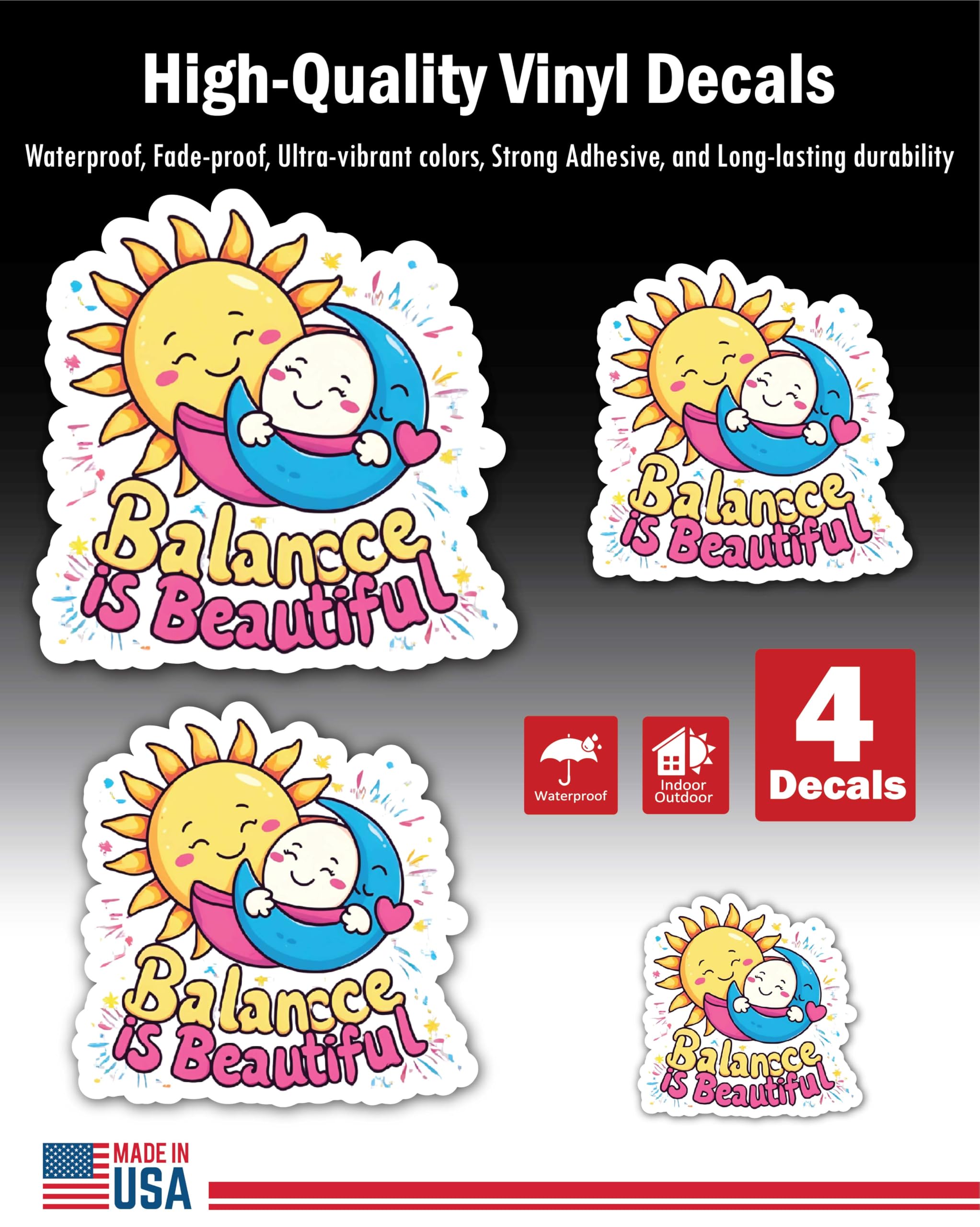 Inspirational Quote Motivated Motivational Sticker Vinyl Decal Motivation Stickers- Choose in 3”, 5”