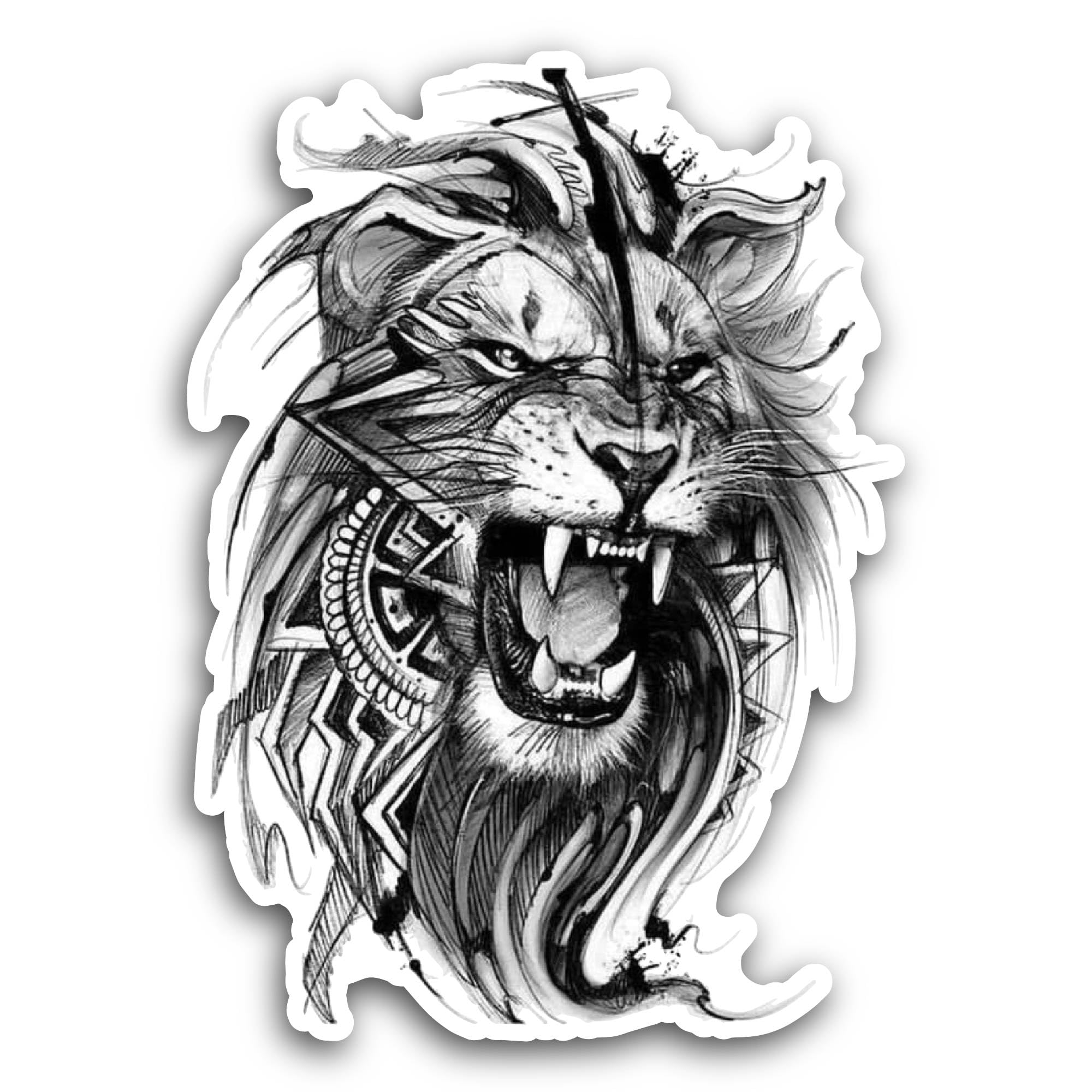 2 (Pieces) 2" and 3" Eagle Logo Sticker, Waterproof Vinyl Decals for Many Purpose Like Cars, Trucks,
