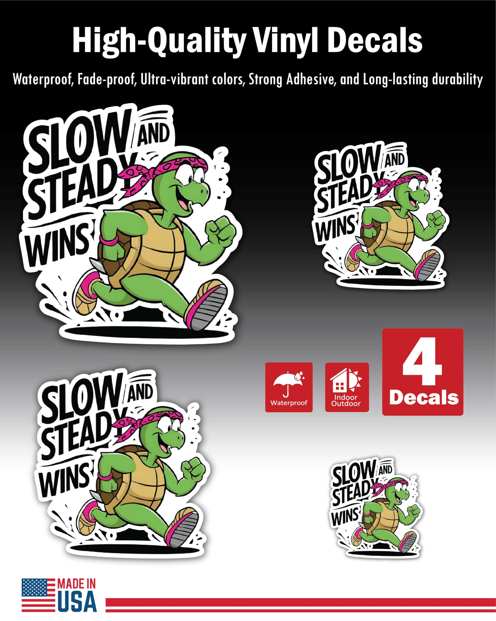 Inspirational Quote Motivated Motivational Sticker Vinyl Decal Motivation Stickers- 5" Vinyl - Stick