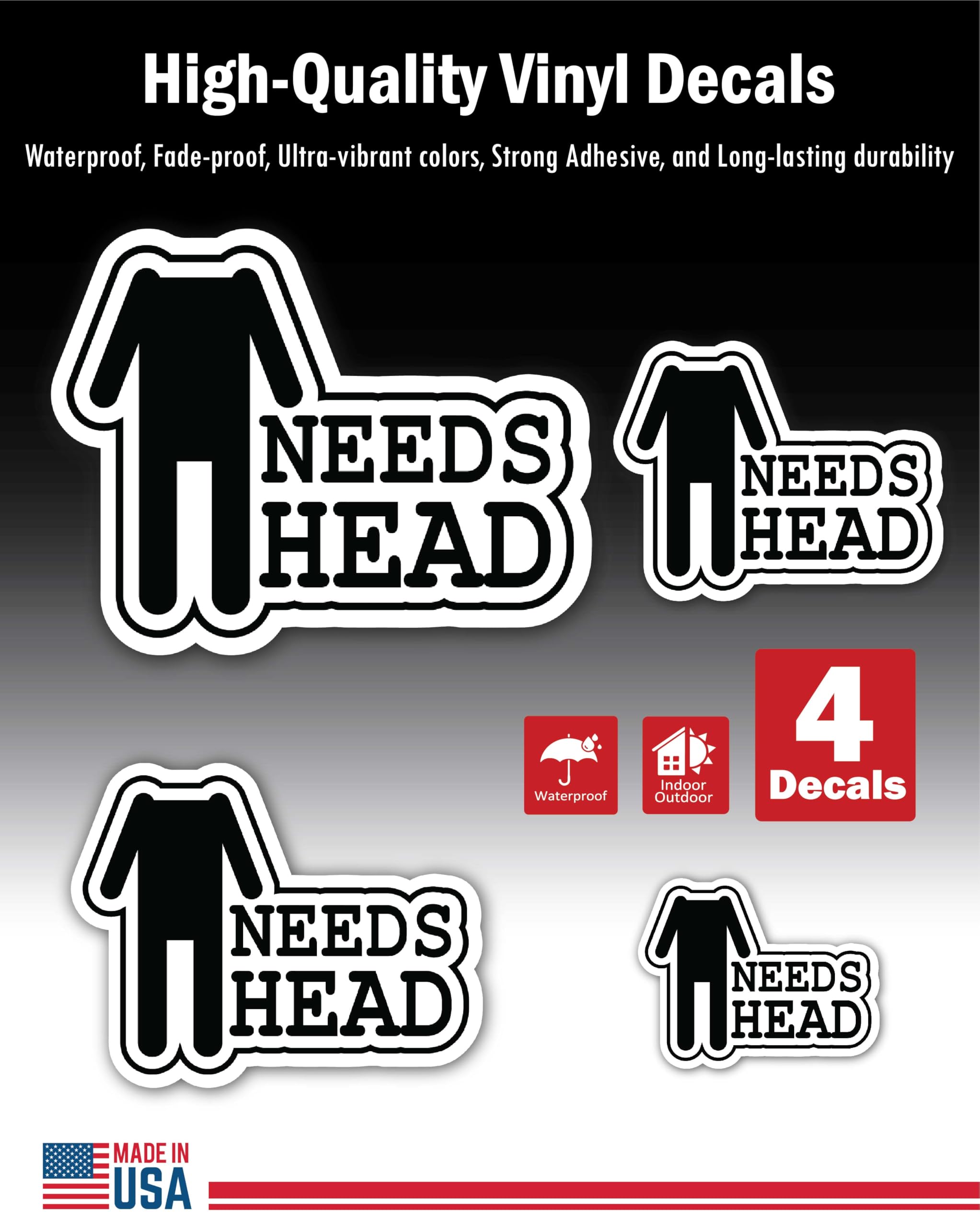 2 (Pieces) 3" and 5" Stickers n Decals Hold on Let me Overthink This - Motivational Sticker Vinyl De