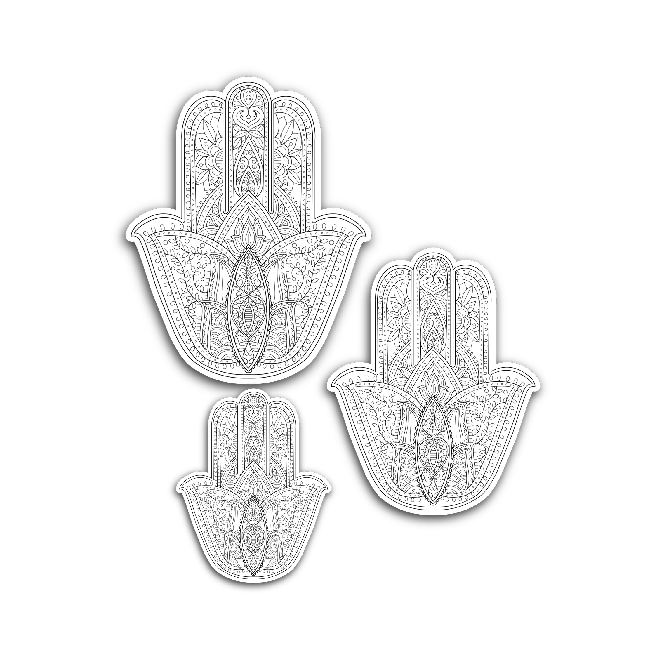 2 (Pieces) 3" and 5" Japanese Rising Sun Flag Sticker, Waterproof Vinyl Decals for Many Purpose Like