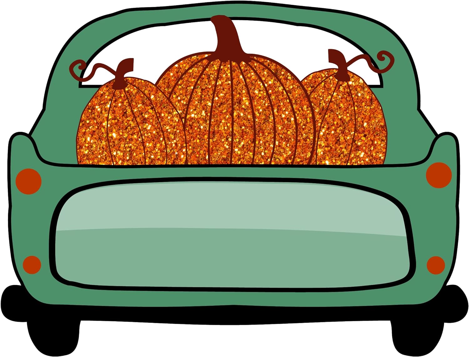 Inspirational Quote Pumpkin Truck Motivational Sticker Vinyl Decal Motivation Stickers- 5" Vinyl Sticker Waterproof