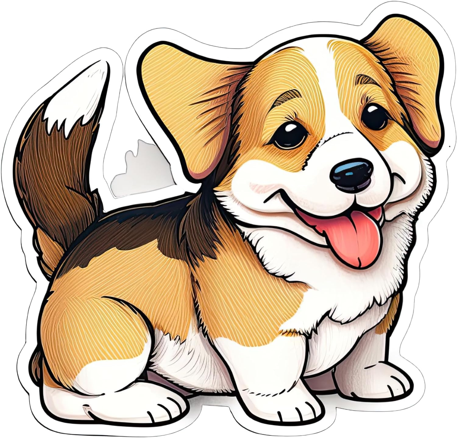 Inspirational Quote "Beautiful Baby Dog Sticker" Motivational Sticker Vinyl Decal Motivation Stickers- 5" Vinyl Sticker Waterproof