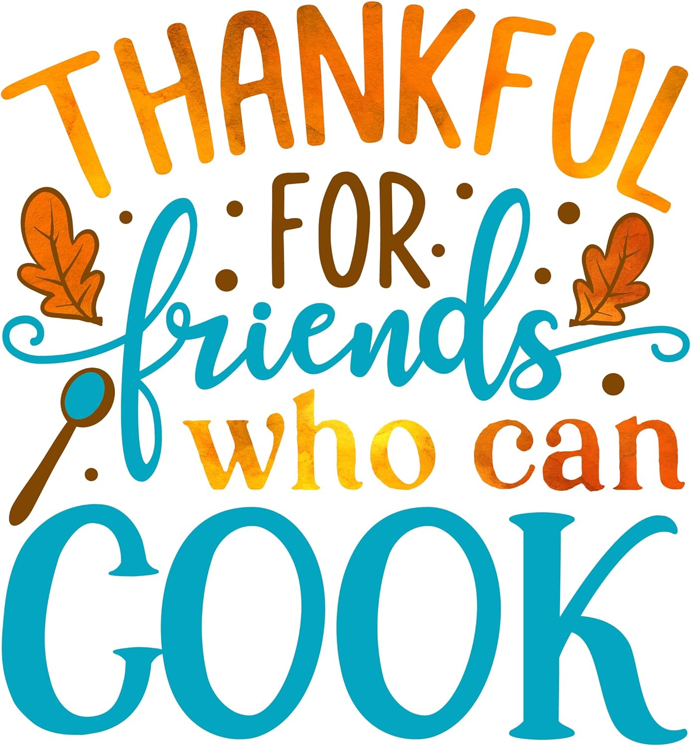 Inspirational Quote Thankful For Friends Who Can Cool Motivational Sticker Vinyl Decal Motivation Stickers- 5" Vinyl Sticker Waterproof