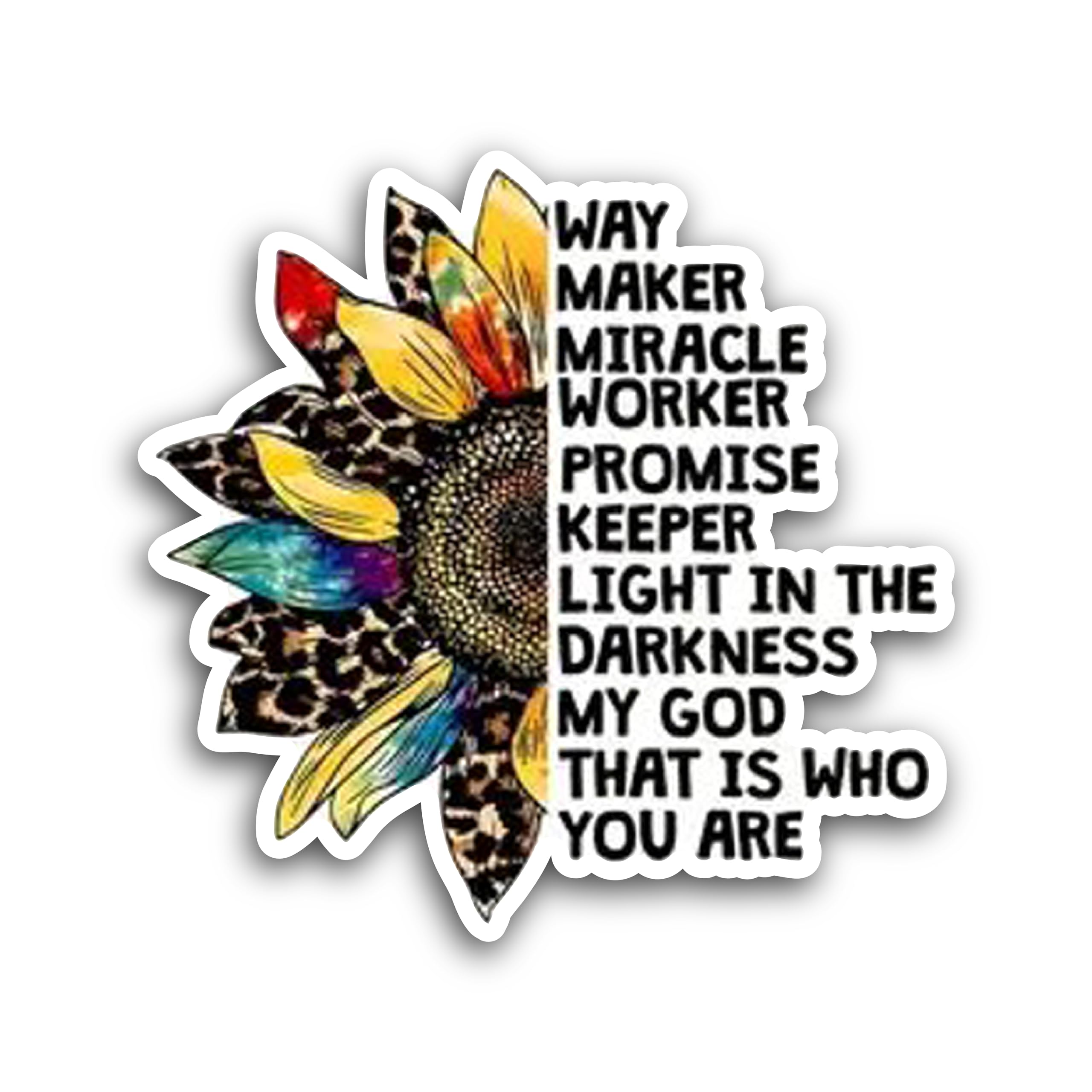 2 (Pieces) 3" and 5" Dreamlike Landscape Sticker, Waterproof Vinyl Decals for Many Purpose Like Cars