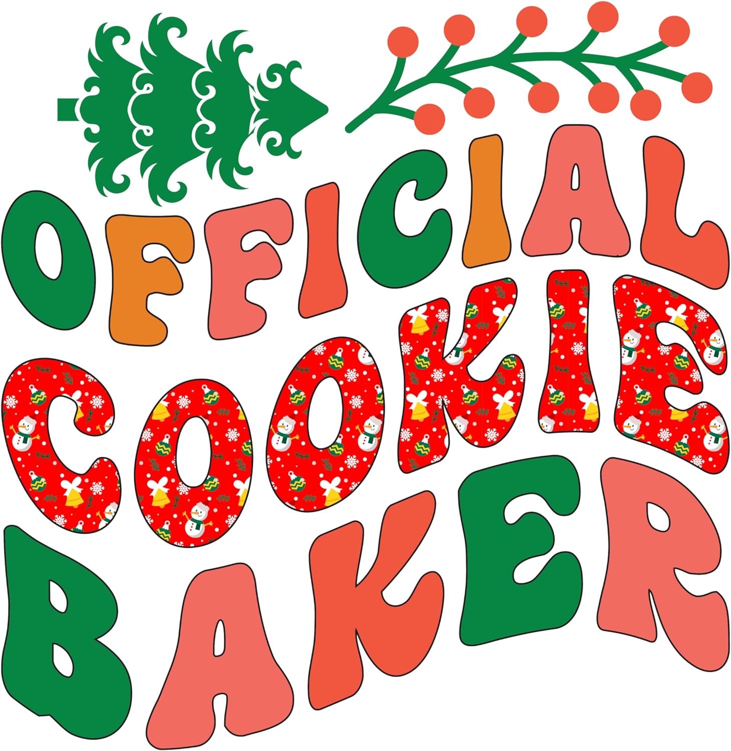 Inspirational Quote Offiicial Cookie Baker Motivational Sticker Vinyl Decal Motivation Stickers- 5" Vinyl Sticker Waterproof