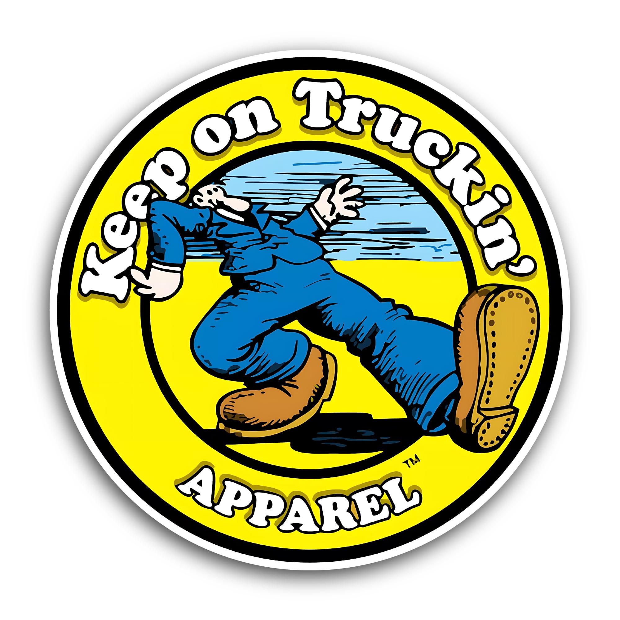 2 (Pieces) 3" and 5" Yellow and Black Sports Scooter Art Sticker, Waterproof Vinyl Decals for Many P