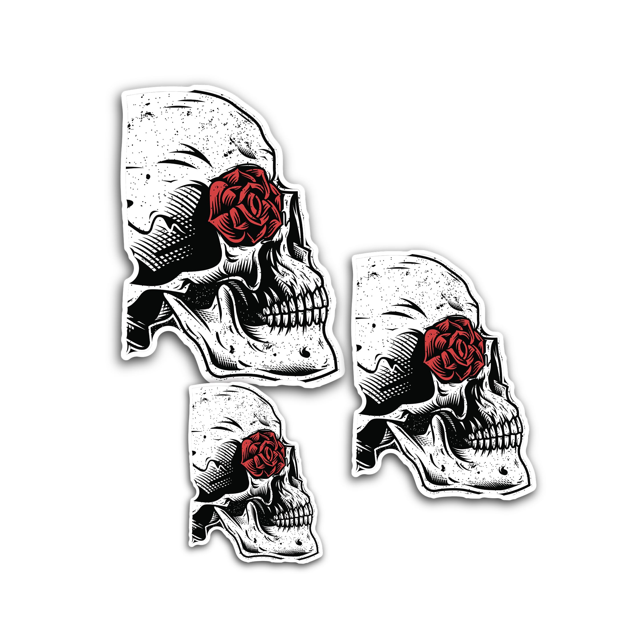 2 (Pieces) 3" and 5" Happy 4th of July Hat Sticker, Waterproof Vinyl Decals for Many Purpose Like Ca