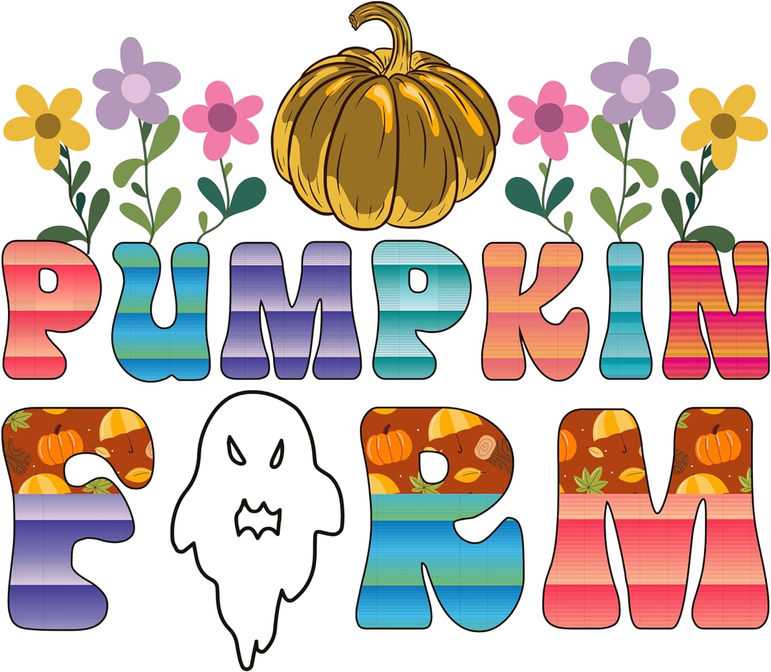 Inspirational Quote Pumpkin Farm Spooky Motivational Sticker Vinyl Decal Motivation Stickers- 5" Vinyl Sticker Waterproof