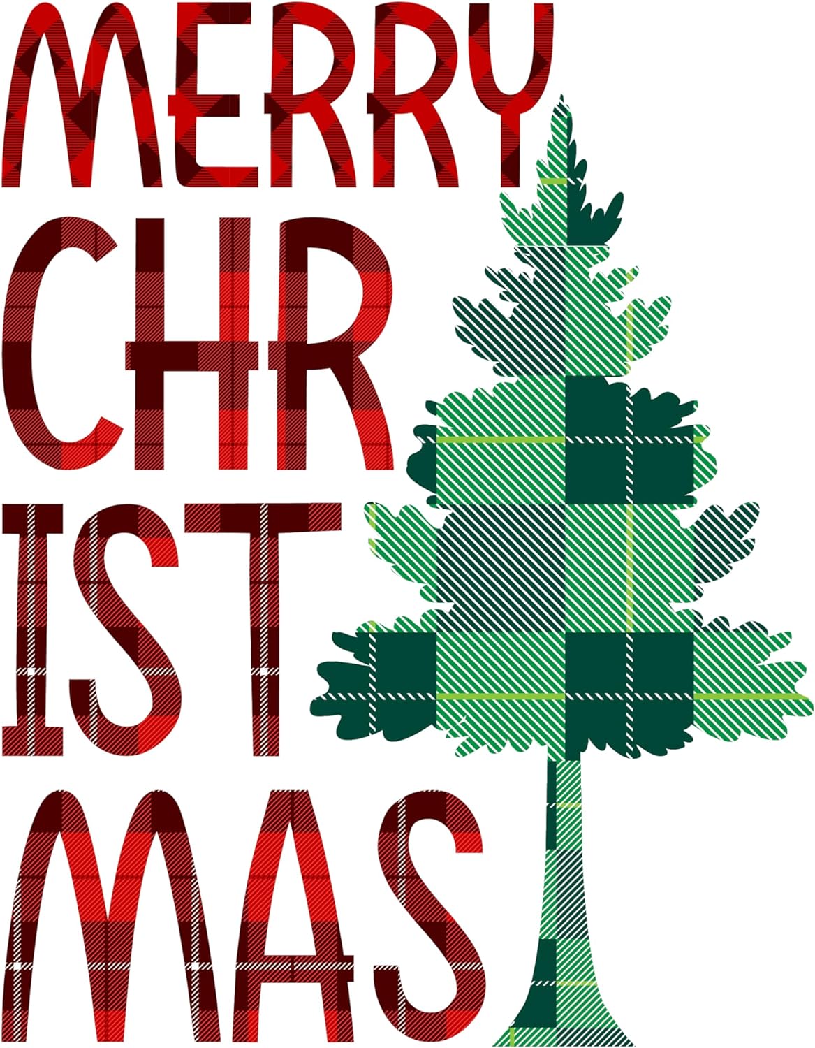 Inspirational Quote Merry Christmas Beautiful Tree Motivational Sticker Vinyl Decal Motivation Stickers- 5" Vinyl Sticker Waterproof