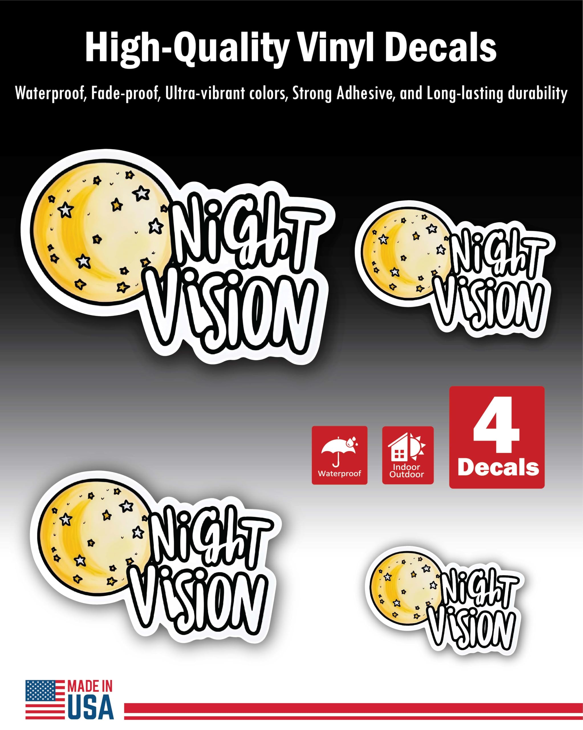 2 (Pieces) 3" and 5" Stickers n Decals Harmonious - Motivational Sticker Vinyl Decal Sticker, Waterp