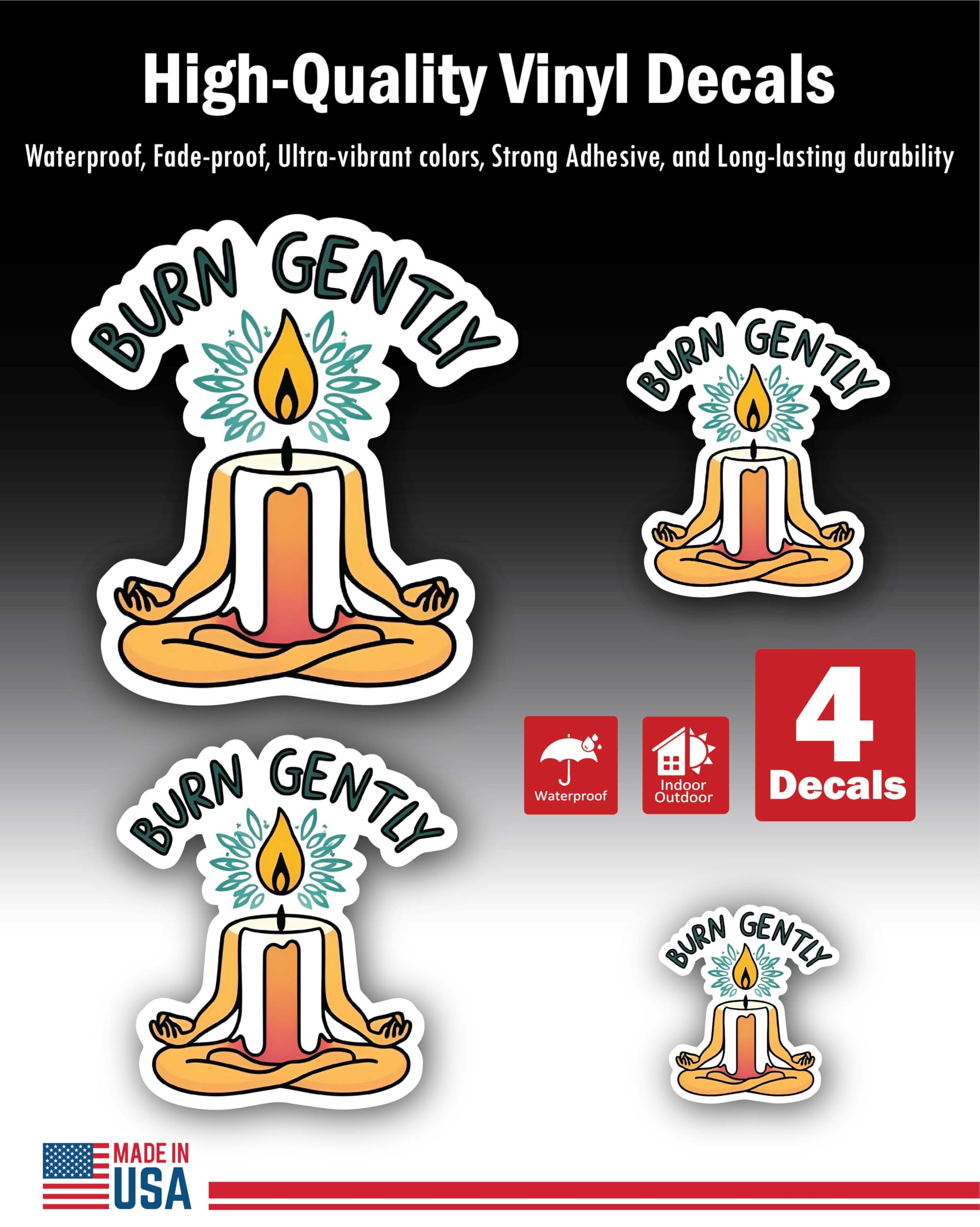 Inspirational Quote It's Okay to Not BE Okay Vinyl Decal Motivation Stickers- Choose in 3”, 5” or 7”