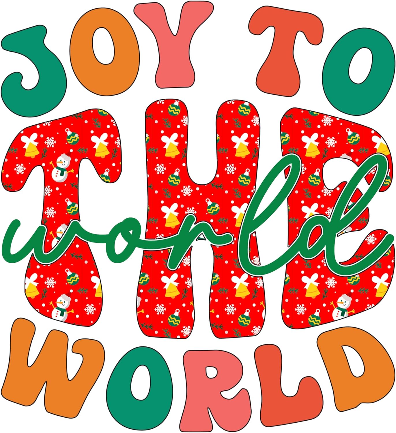 Inspirational Quote Joy to The World Beautiful Sticker Motivational Sticker Vinyl Decal Motivation Stickers- 5" Vinyl Sticker Waterproof