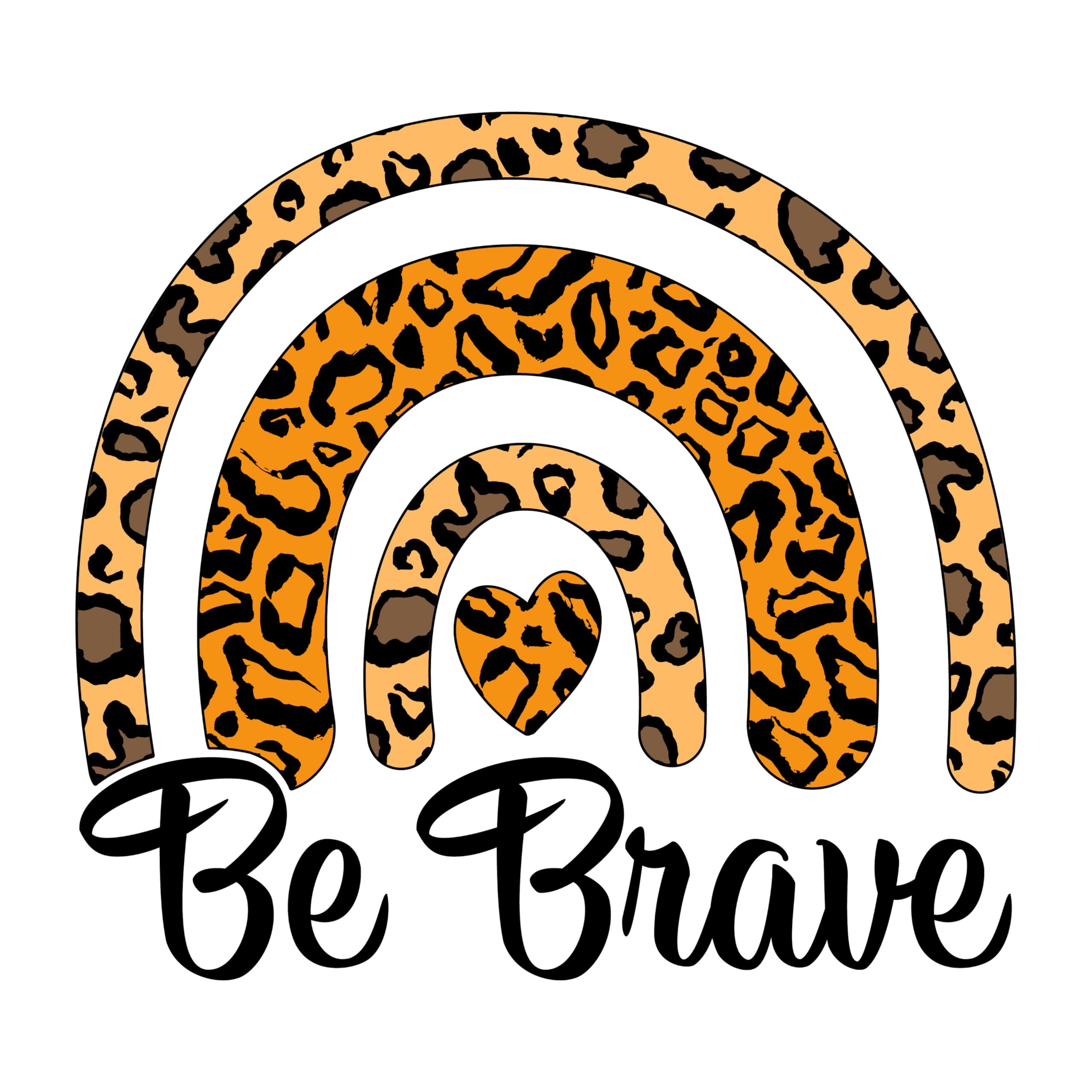 Inspirational Quote "Be Brave" Motivational Sticker Vinyl Decal Motivation Stickers- 5" Vinyl Sticker Waterproof