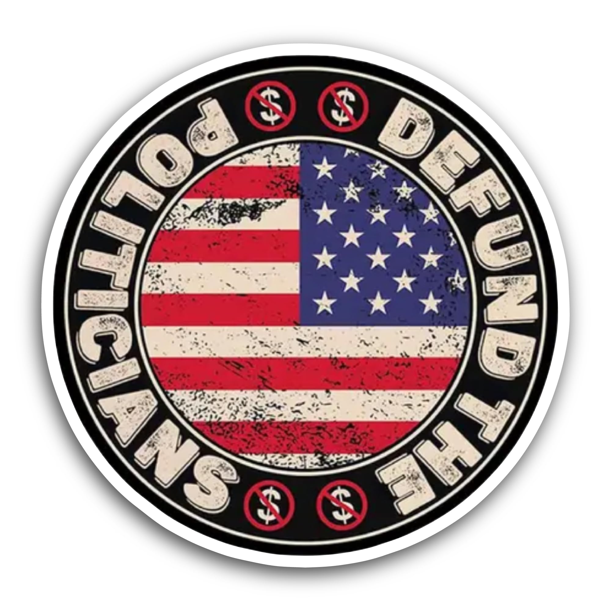 2 (Pieces) 3" and 5" Beat Drop Sticker, Waterproof Vinyl Decals for Many Purpose Like Cars, Trucks,