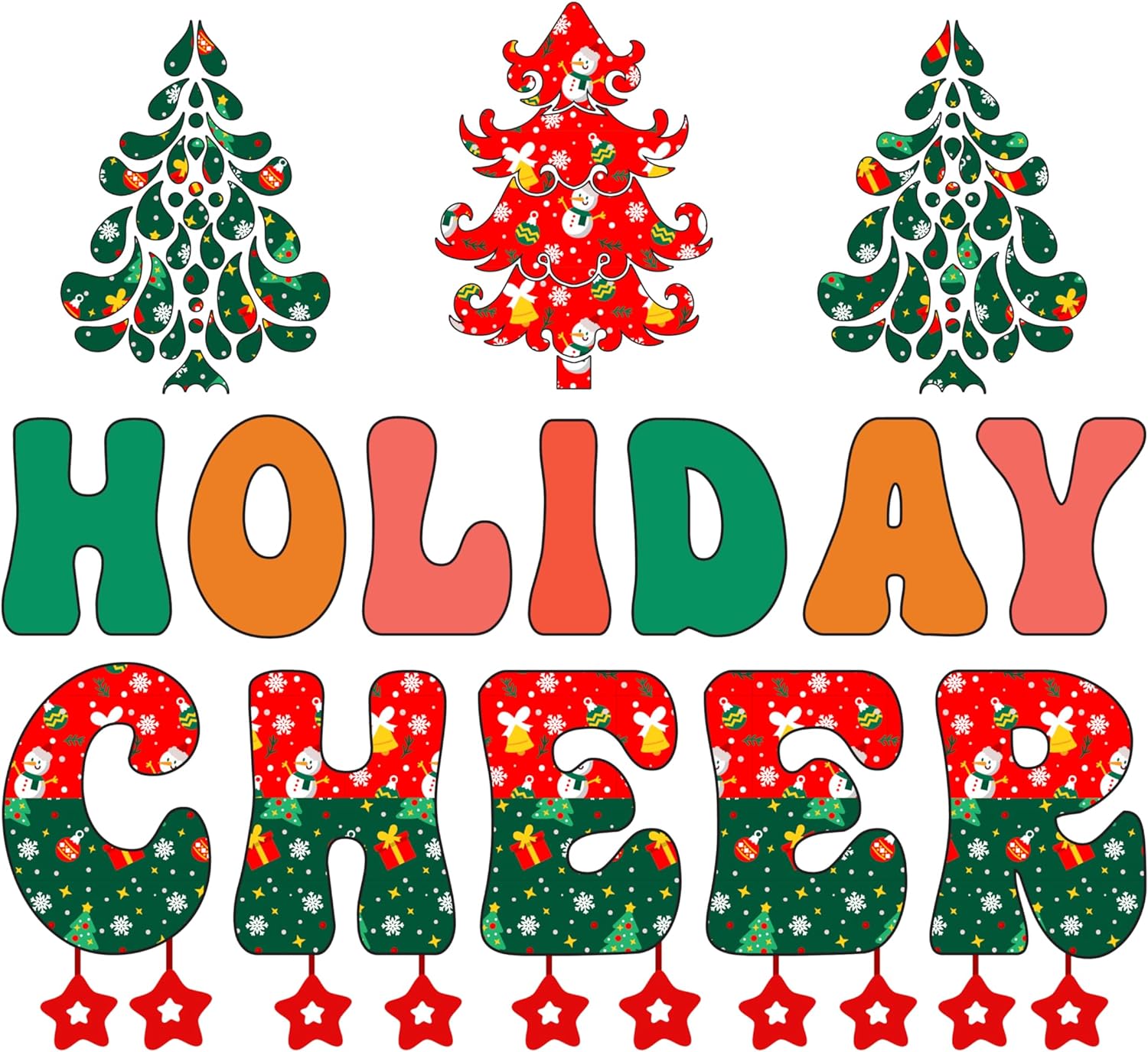 Inspirational Quote Holiday Cheer Motivational Sticker Vinyl Decal Motivation Stickers- 5" Vinyl Sticker Waterproof