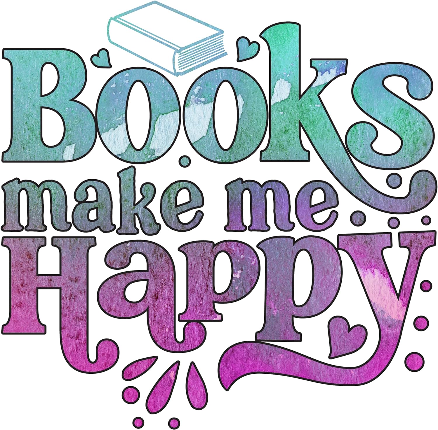 Inspirational Quote Boo Make Me Happy Beautiful Gift Motivational Sticker Vinyl Decal Motivation Stickers- 5" Vinyl Sticker Waterproof