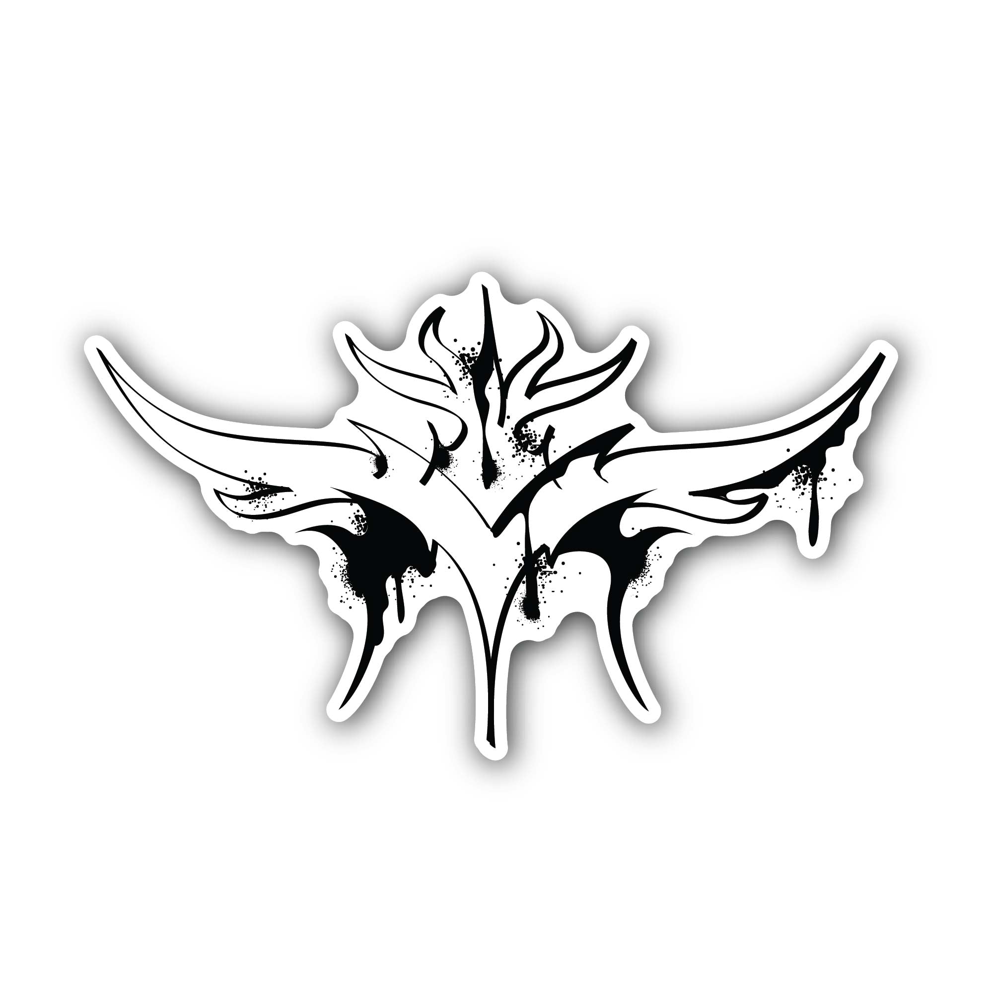 Tribal tattoo Sticker, Waterproof Vinyl Decal Sticker Indoor Or Outdoor 2 (Pieces) 3" and 5"