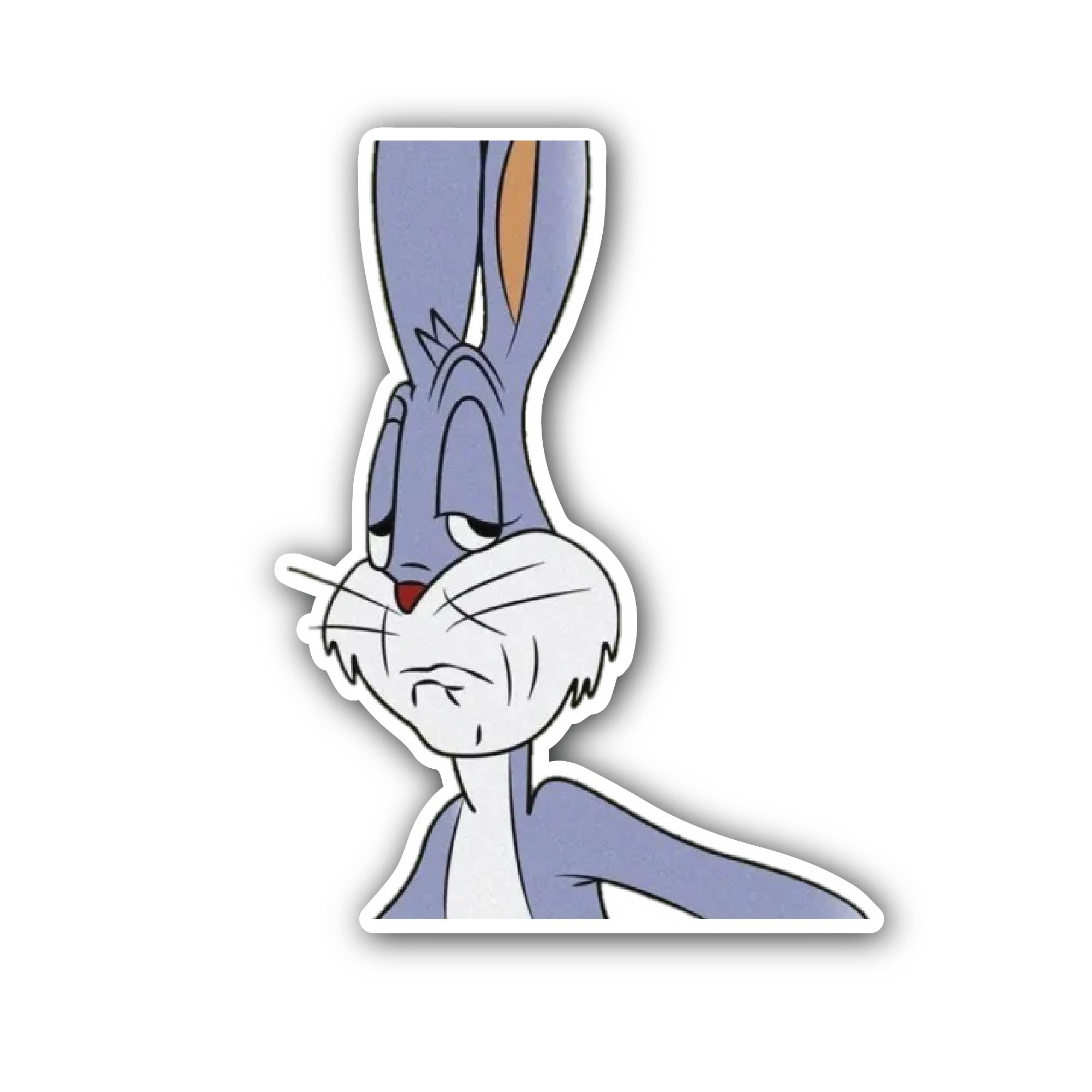 Bunny Memes Sticker, Waterproof Vinyl Decal Sticker Indoor Or Outdoor 2 (Pieces) 3" and 5"
