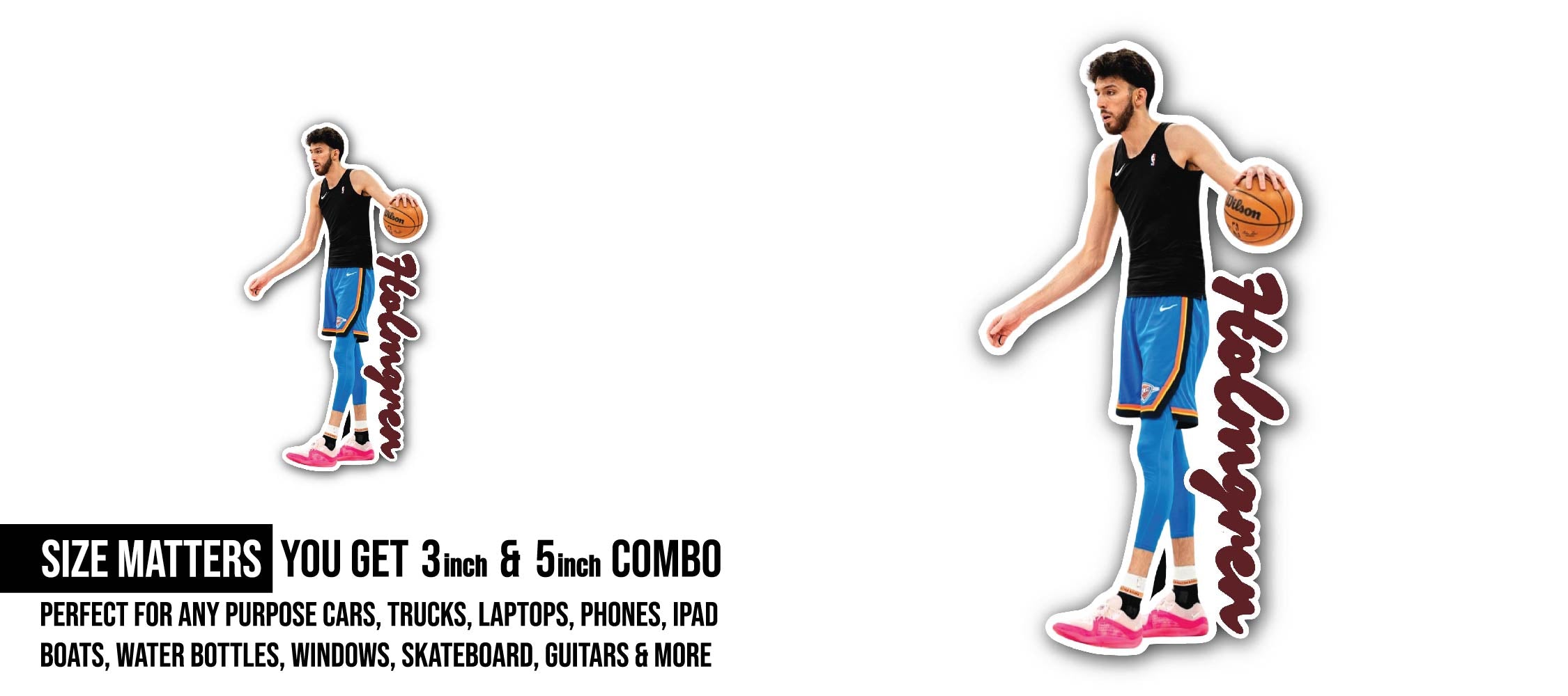 Holmgren Sticker, Waterproof Vinyl Decal Sticker Indoor Or Outdoor 2 (Pieces) 3" and 5"