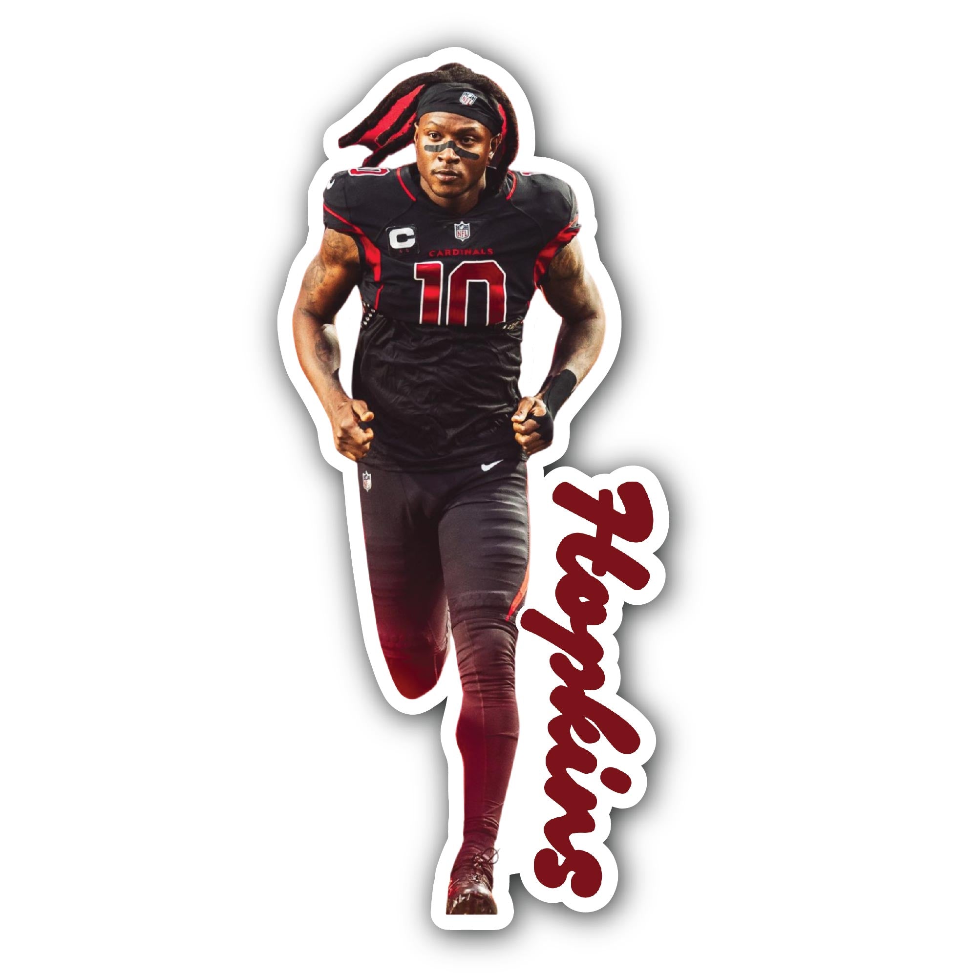 DeAndre Hopkins Sticker, Waterproof Vinyl Decal Sticker Indoor Or Outdoor 2 (Pieces) 3" and 5"