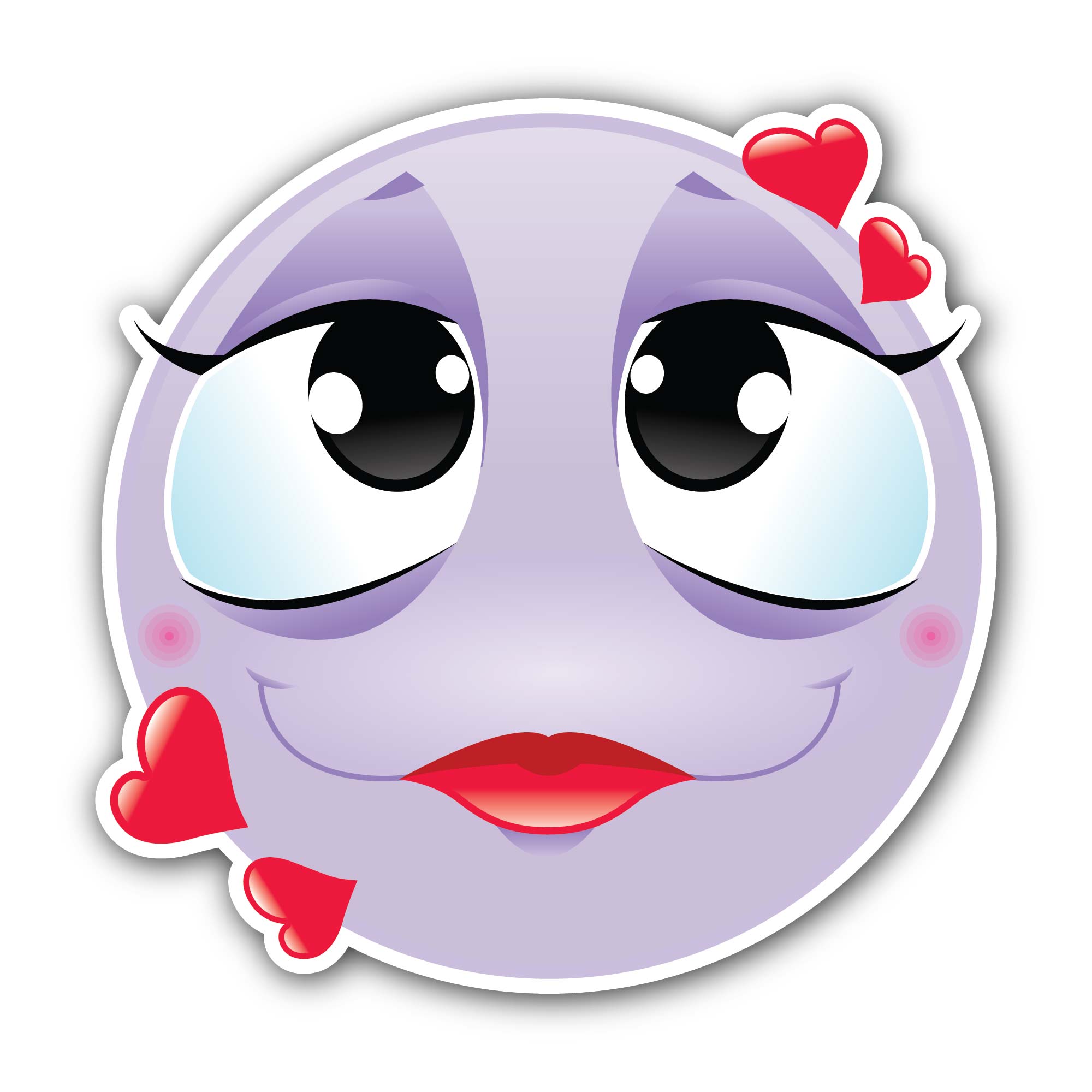 Have A Nice Day Smiley Face Sticker, Waterproof Vinyl Decal Sticker Indoor Or Outdoor 2 (Pieces) 3" and 5"
