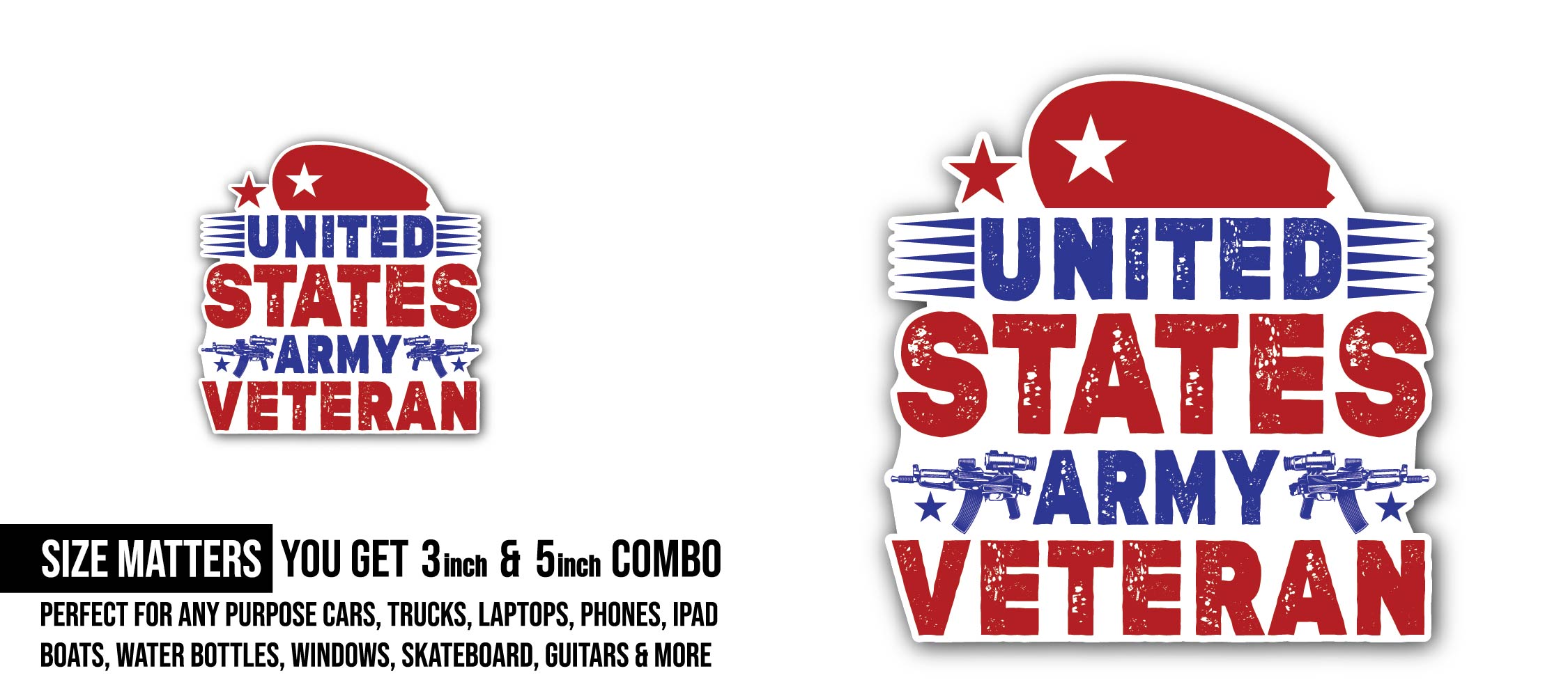 Thank You Hand Lettering Sticker, Waterproof Vinyl Decal Sticker Indoor Or Outdoor 2 (Pieces) 3" and 5"