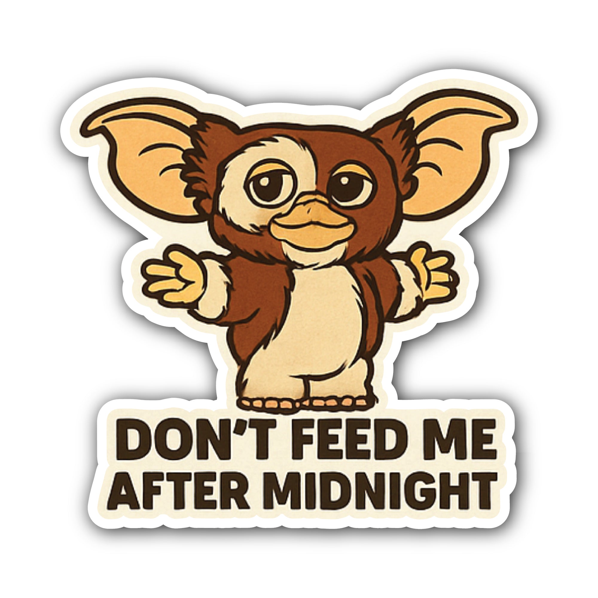 Gremlins Sticker, Waterproof Vinyl Decal Sticker Indoor Or Outdoor 2 (Pieces) 3" and 5"