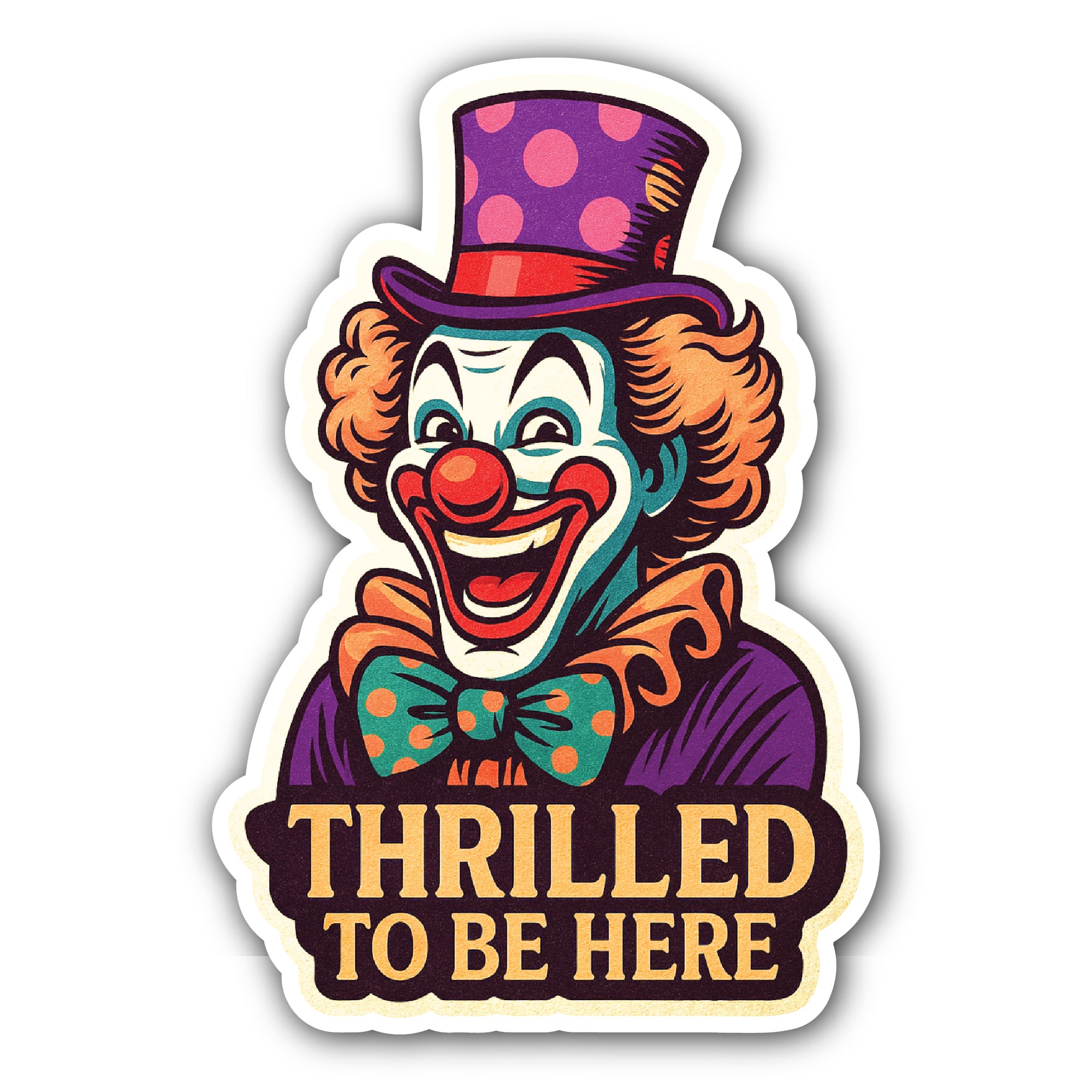 Joker Sticker, Waterproof Vinyl Decal Sticker Indoor Or Outdoor 2 (Pieces) 3" and 5"