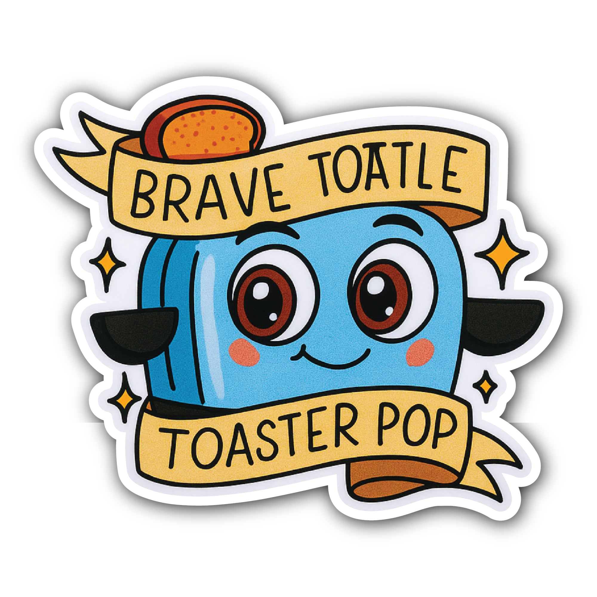 It's Tomato BE Sticker, Waterproof Vinyl Decal Sticker Indoor Or Outdoor 2 (Pieces) 3" and 5"