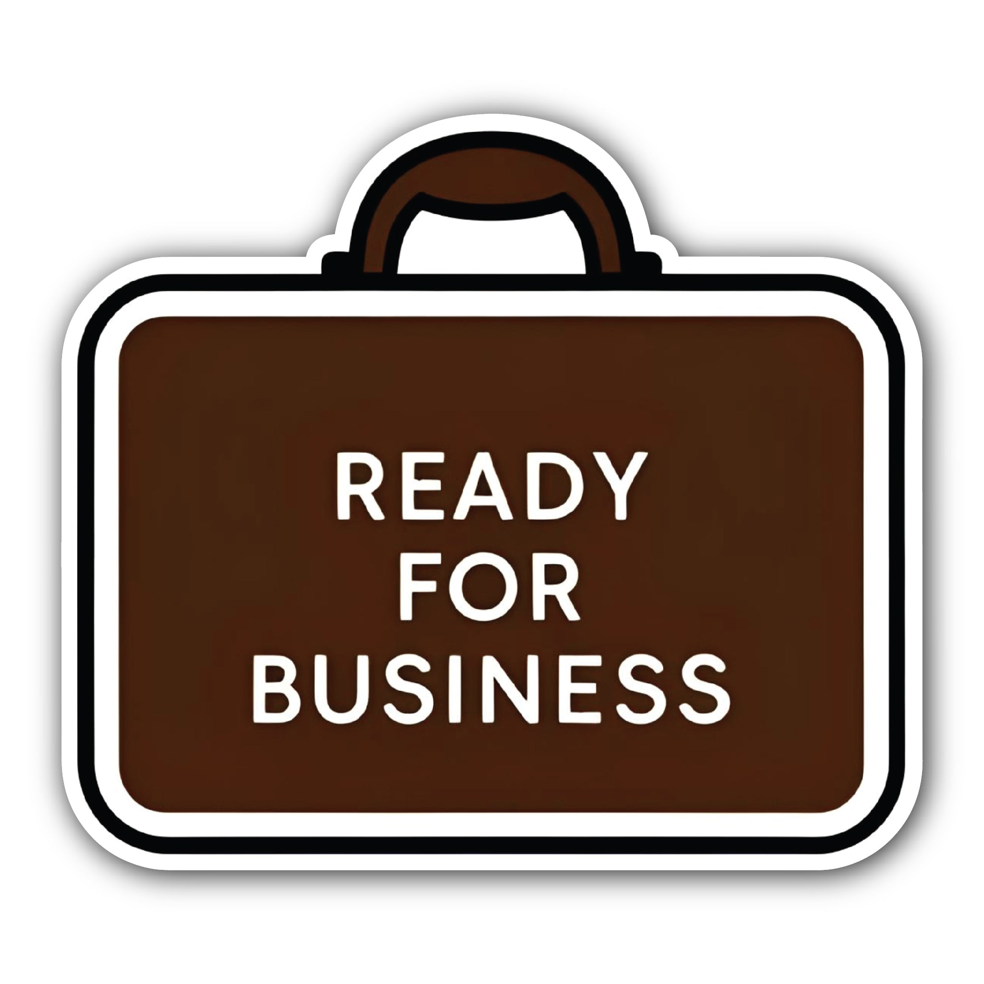 Business Sticker, Waterproof Vinyl Decal Sticker Indoor Or Outdoor 2 (Pieces) 3" and 5"