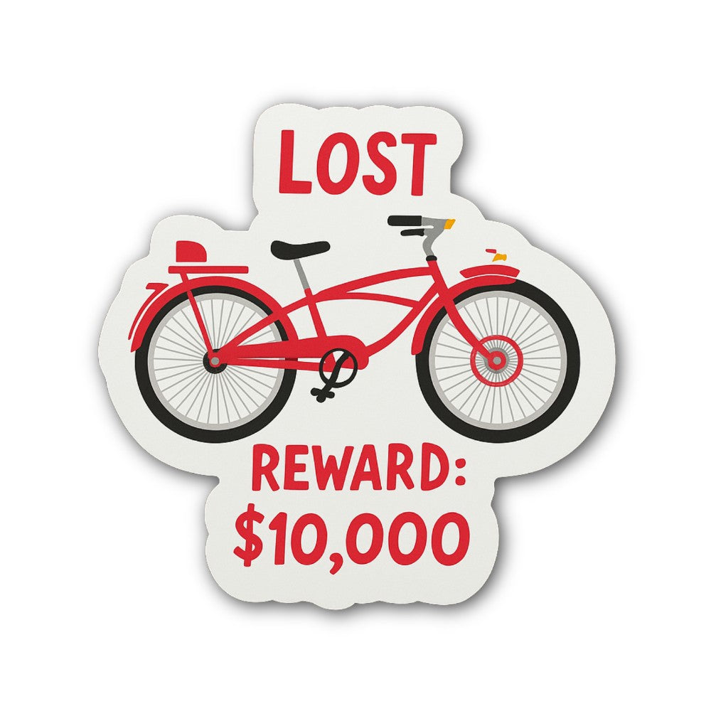 Lost Reward Sticker, Waterproof Vinyl Decal Sticker Indoor Or Outdoor 2 (Pieces) 3" and 5"