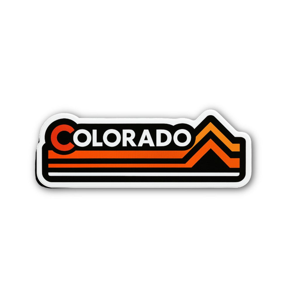 Colorado Sticker, Waterproof Vinyl Decal Sticker Indoor Or Outdoor 2 (Pieces) 3" and 5"