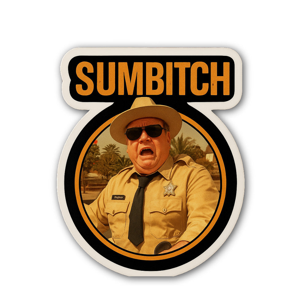 Sumbitch Sticker, Waterproof Vinyl Decal Sticker Indoor Or Outdoor 2 (Pieces) 3" and 5"