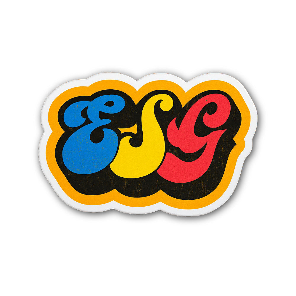 ESG Sticker, Waterproof Vinyl Decal Sticker Indoor Or Outdoor 2 (Pieces) 3" and 5"