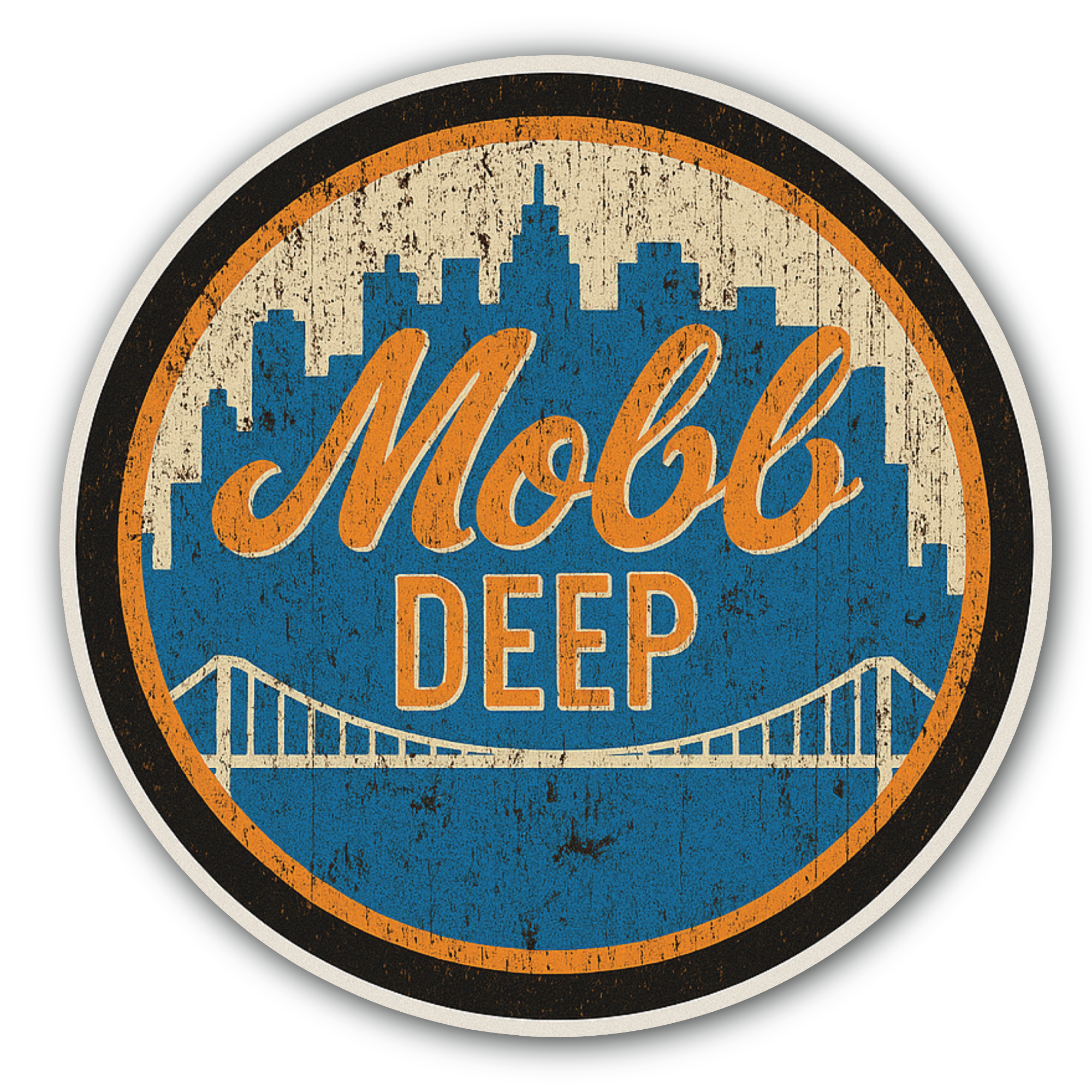 Mobb Deep Sticker, Waterproof Vinyl Decal Sticker Indoor Or Outdoor 2 (Pieces) 3" and 5"