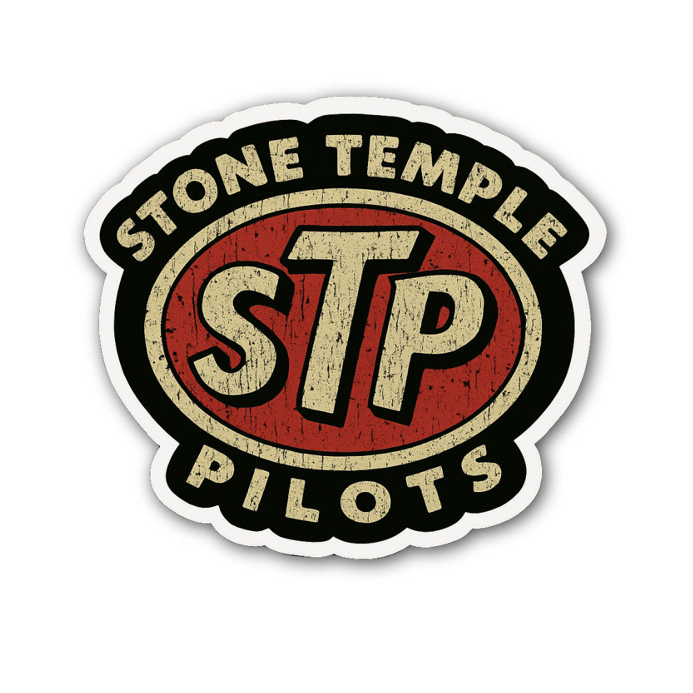 Stone Temple Pilots Sticker, Waterproof Vinyl Decal Sticker Indoor Or Outdoor 2 (Pieces) 3" and 5"