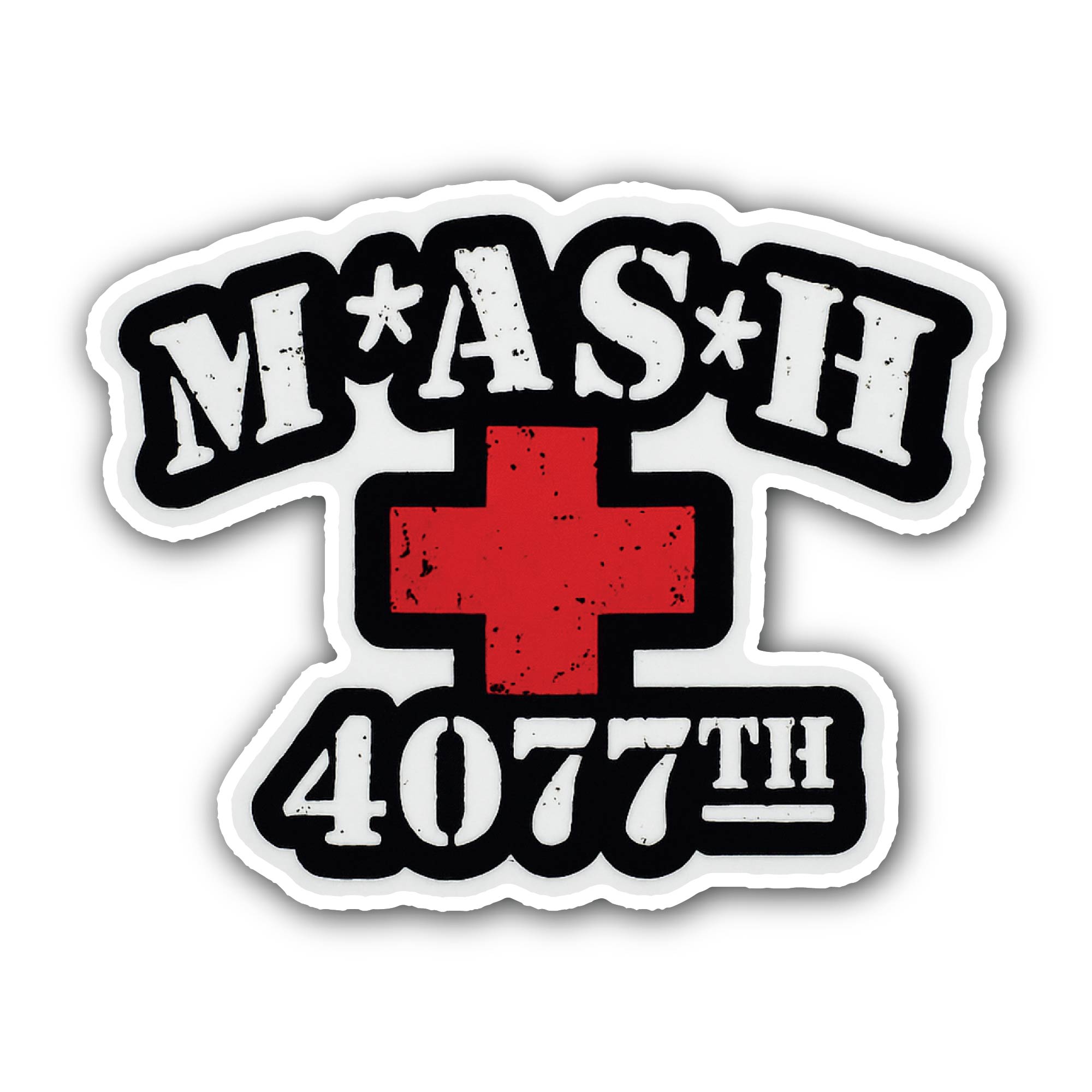 MASH 4077TH Sticker, Waterproof Vinyl Decal Sticker Indoor Or Outdoor 2 (Pieces) 3" and 5"