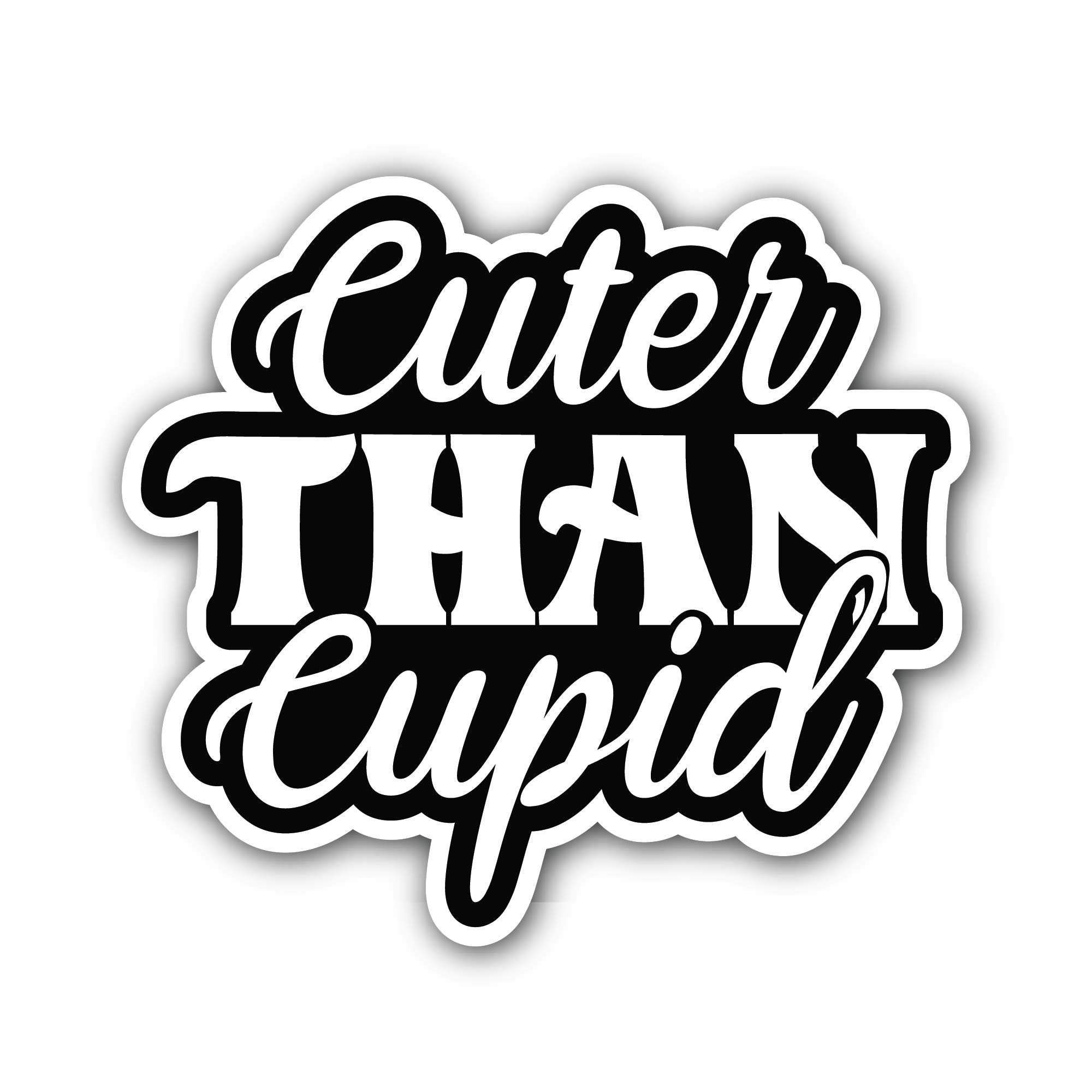 Cute Message Sticker, Waterproof Vinyl Decal Sticker Indoor Or Outdoor 2 (Pieces) 3" and 5"