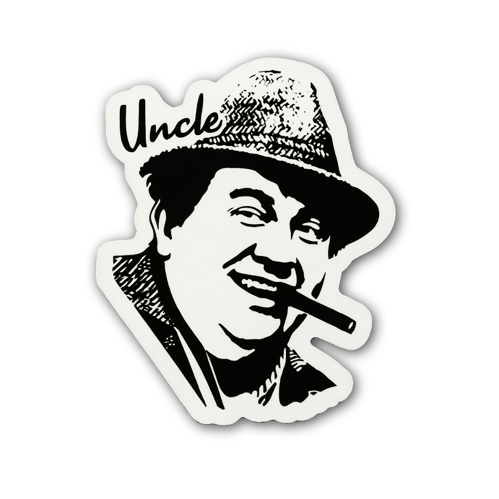 Uncle Buck Sticker, Waterproof Vinyl Decal Sticker Indoor Or Outdoor 2 (Pieces) 3" and 5"