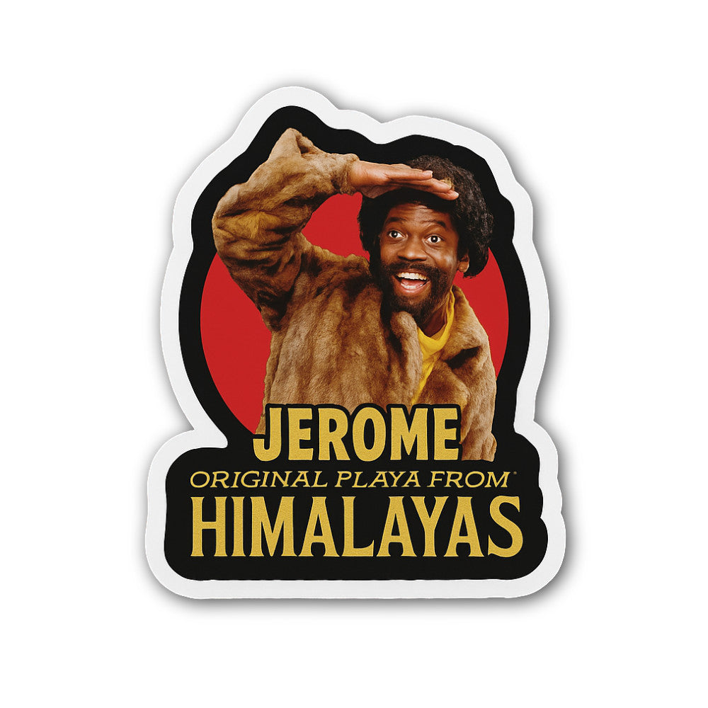 Jerome Sticker, Waterproof Vinyl Decal Sticker Indoor Or Outdoor 2 (Pieces) 3" and 5"