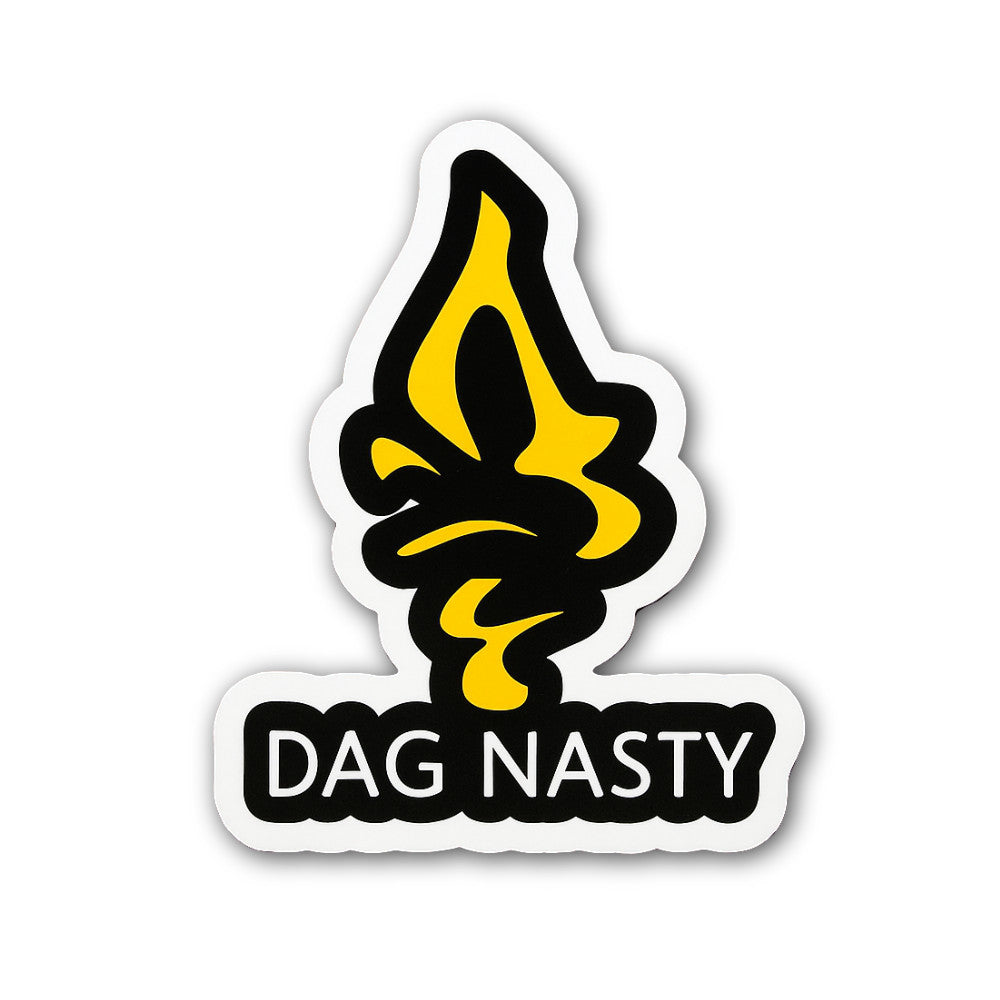 Dag Nasty Sticker, Waterproof Vinyl Decal Sticker Indoor Or Outdoor 2 (Pieces) 3" and 5"