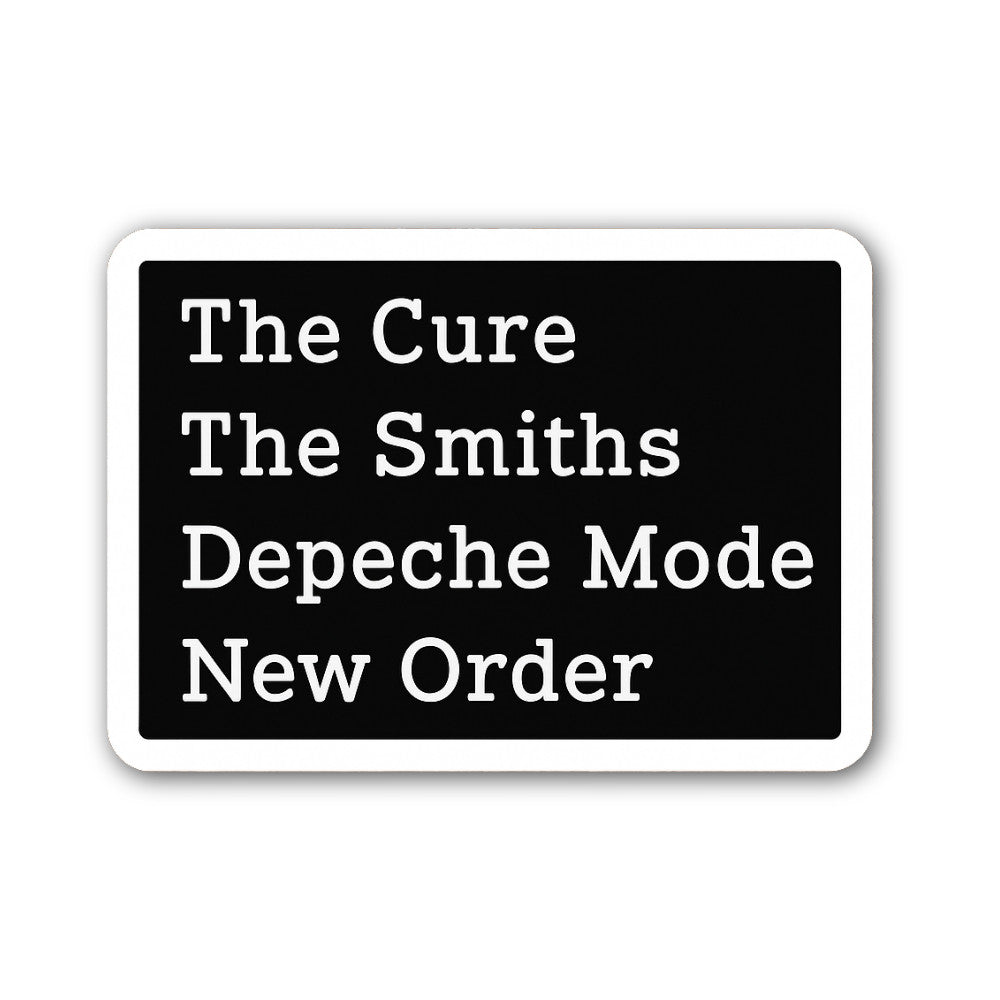 Post Punk Sticker, Waterproof Vinyl Decal Sticker Indoor Or Outdoor 2 (Pieces) 3" and 5"