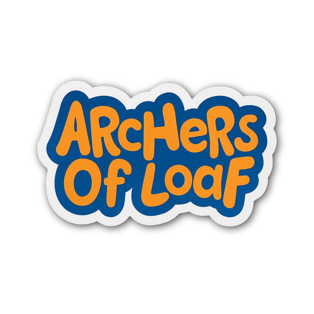 Archers of Loaf Sticker, Waterproof Vinyl Decal Sticker Indoor Or Outdoor 2 (Pieces) 3" and 5"