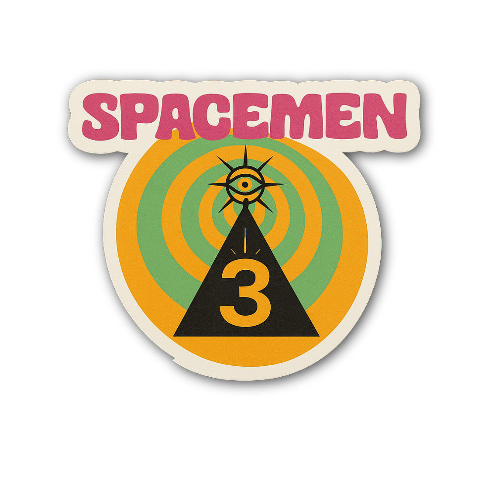 SPACEMEN Sticker, Waterproof Vinyl Decal Sticker Indoor Or Outdoor 2 (Pieces) 3" and 5"