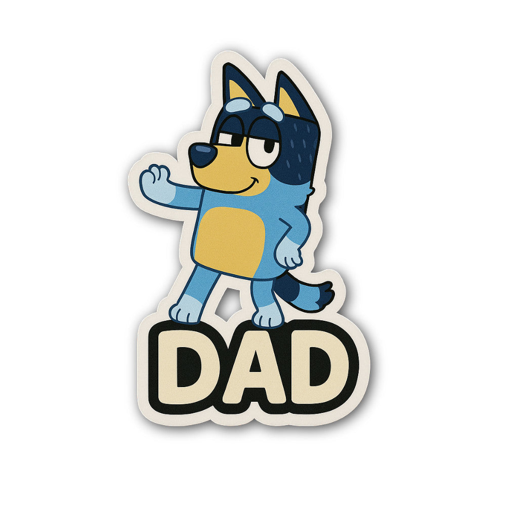 DAD Sticker, Waterproof Vinyl Decal Sticker Indoor Or Outdoor 2 (Pieces) 3" and 5"